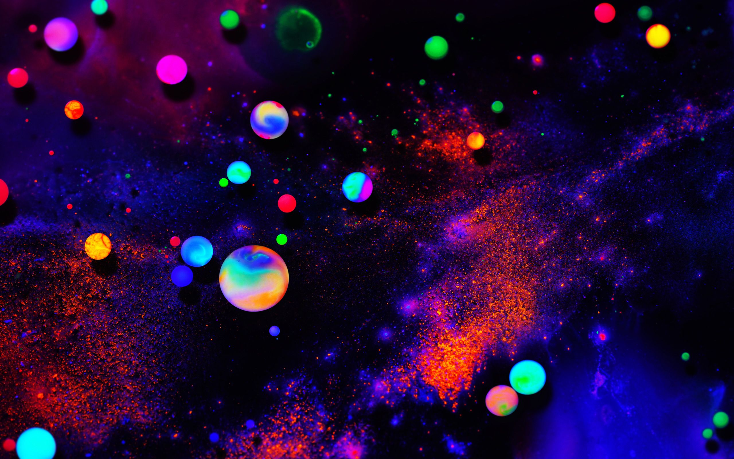 Colorful 8K Neon Lines Wallpapers