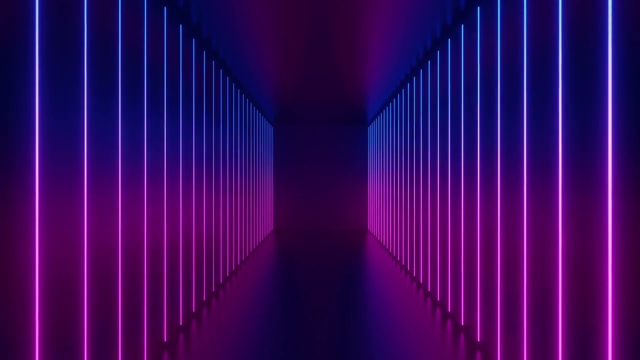 Colorful 8K Neon Lines Wallpapers