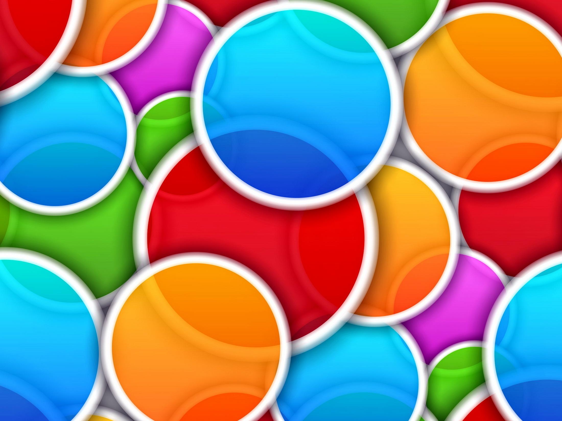 Colorful Circle Multiply Wallpapers