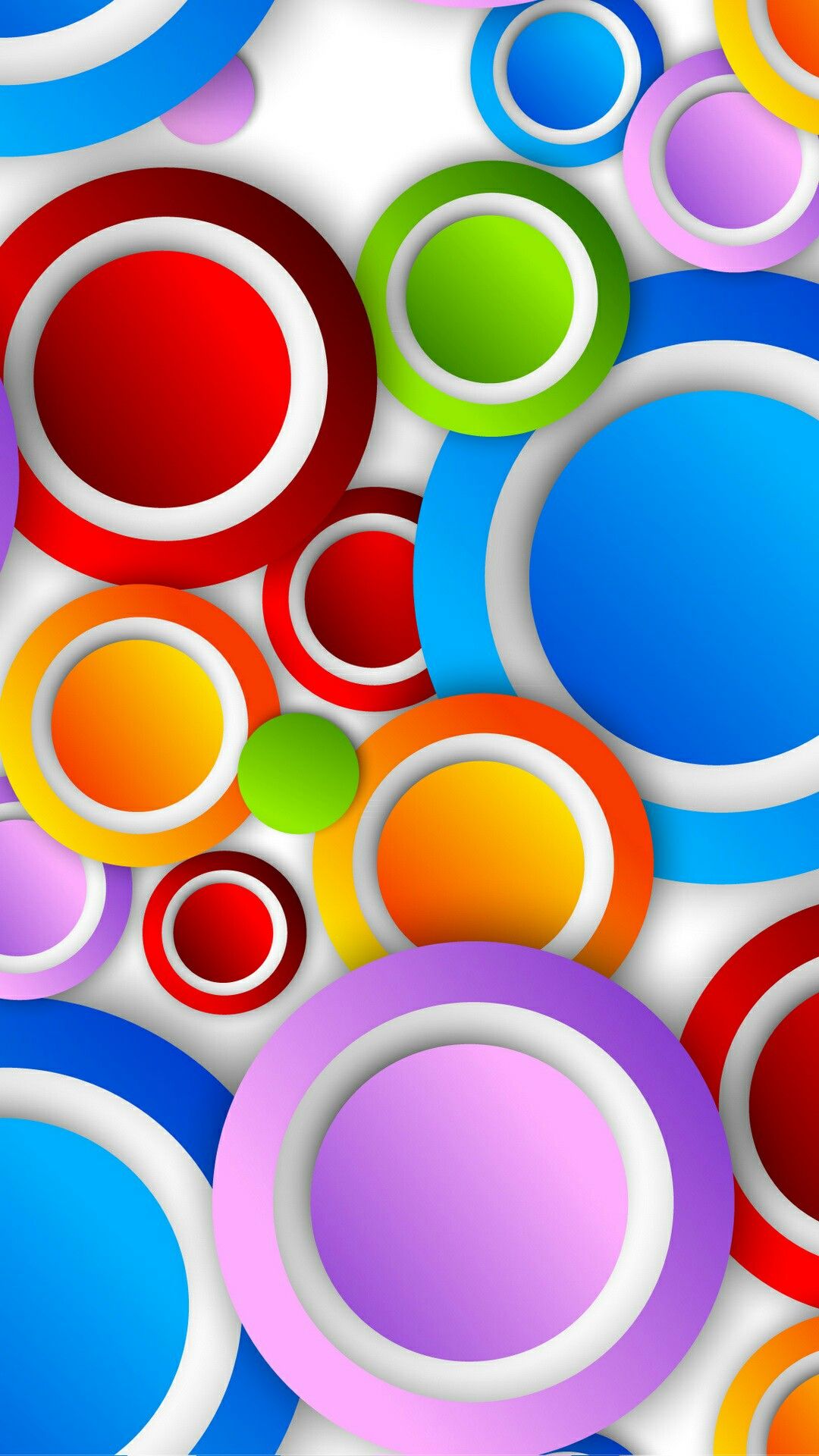 Colorful Circle Multiply Wallpapers