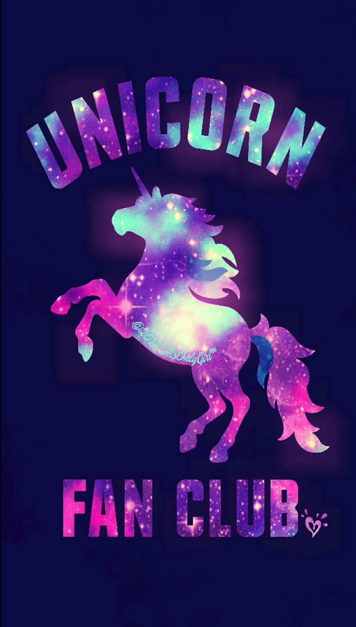 Colorful Neon Unicorn Horse Wallpapers