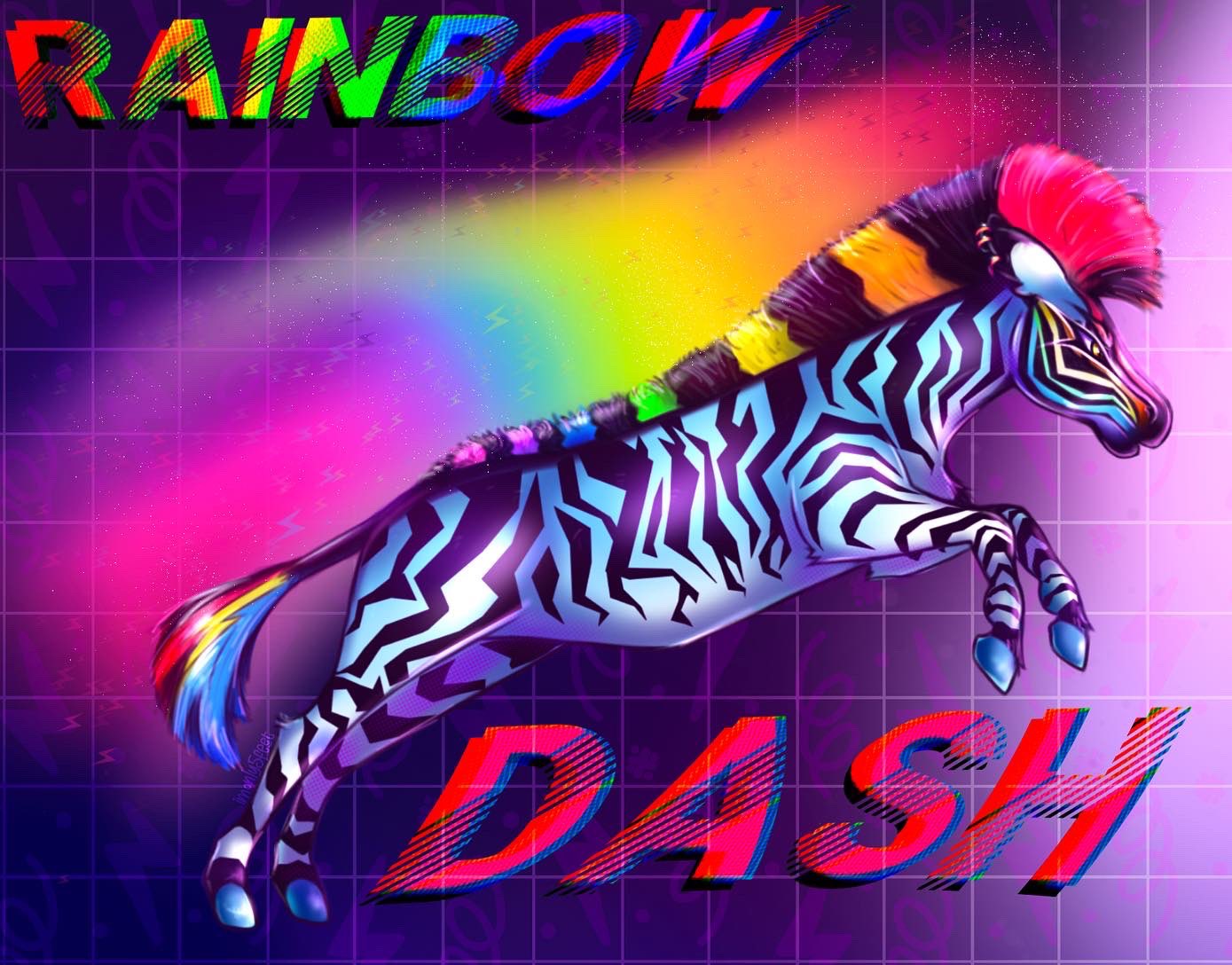 Colorful Neon Unicorn Horse Wallpapers