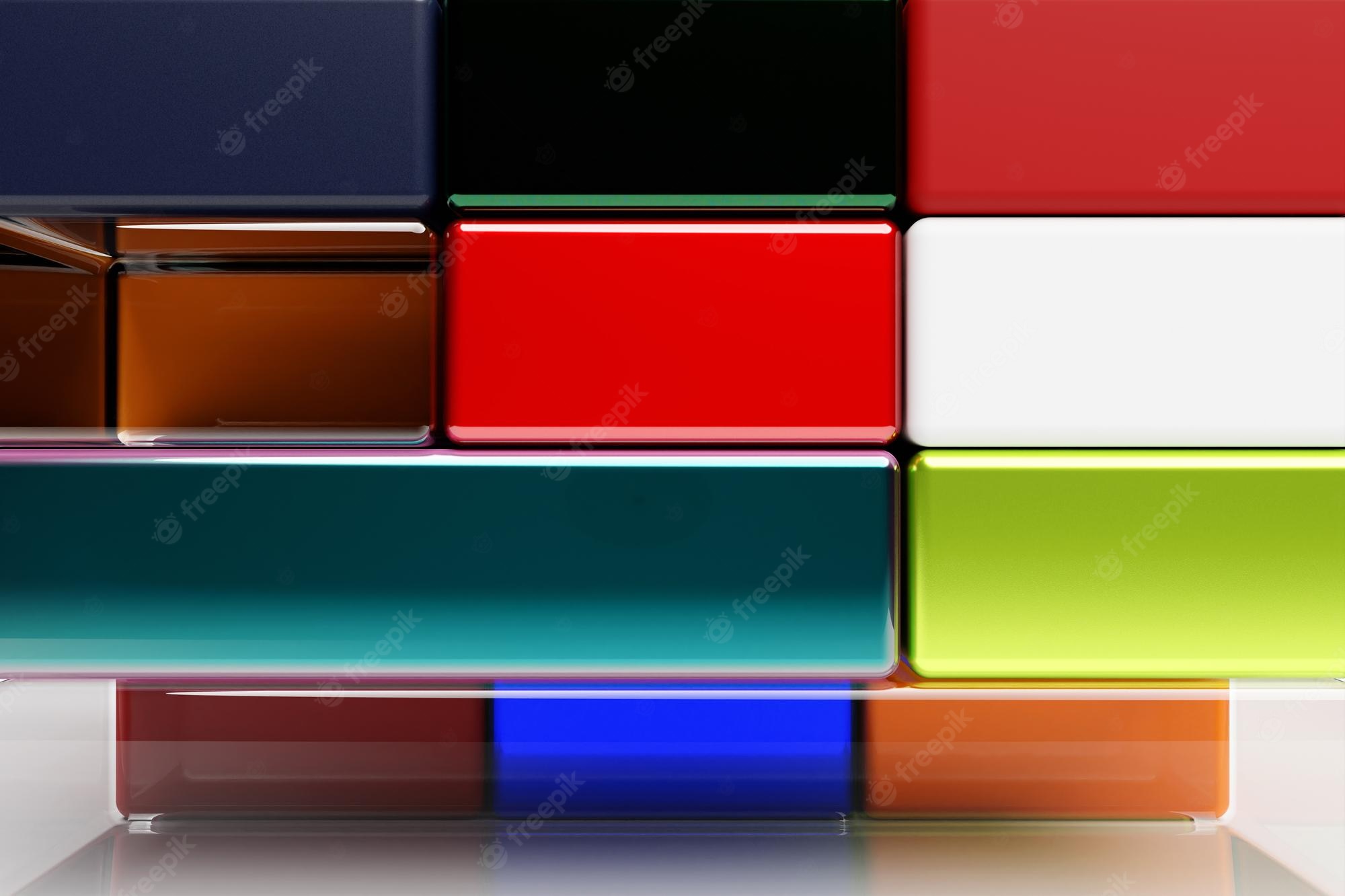 Colorful Parallelogram Pattern Wallpapers