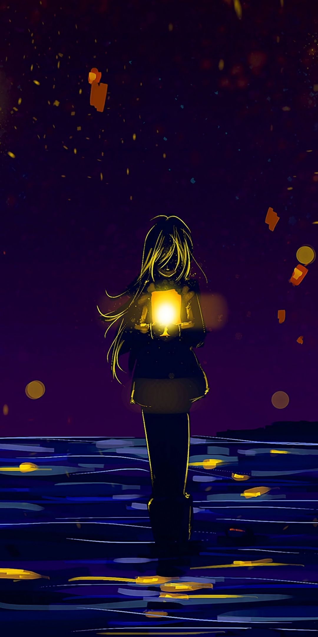 Cool Anime Alone Girl Art Wallpapers