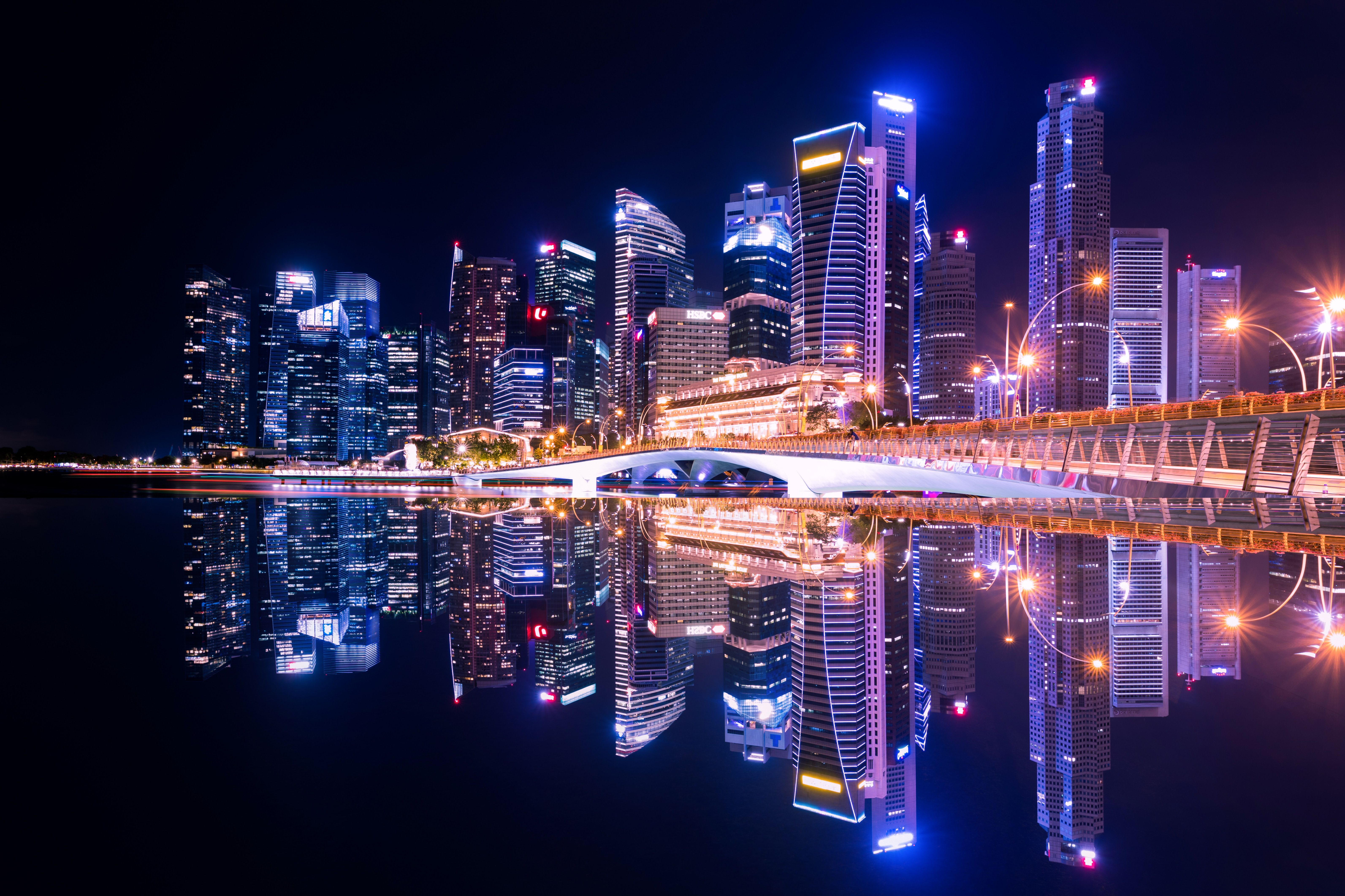 Couple At Night Enjoying Nightscape Wallpapers