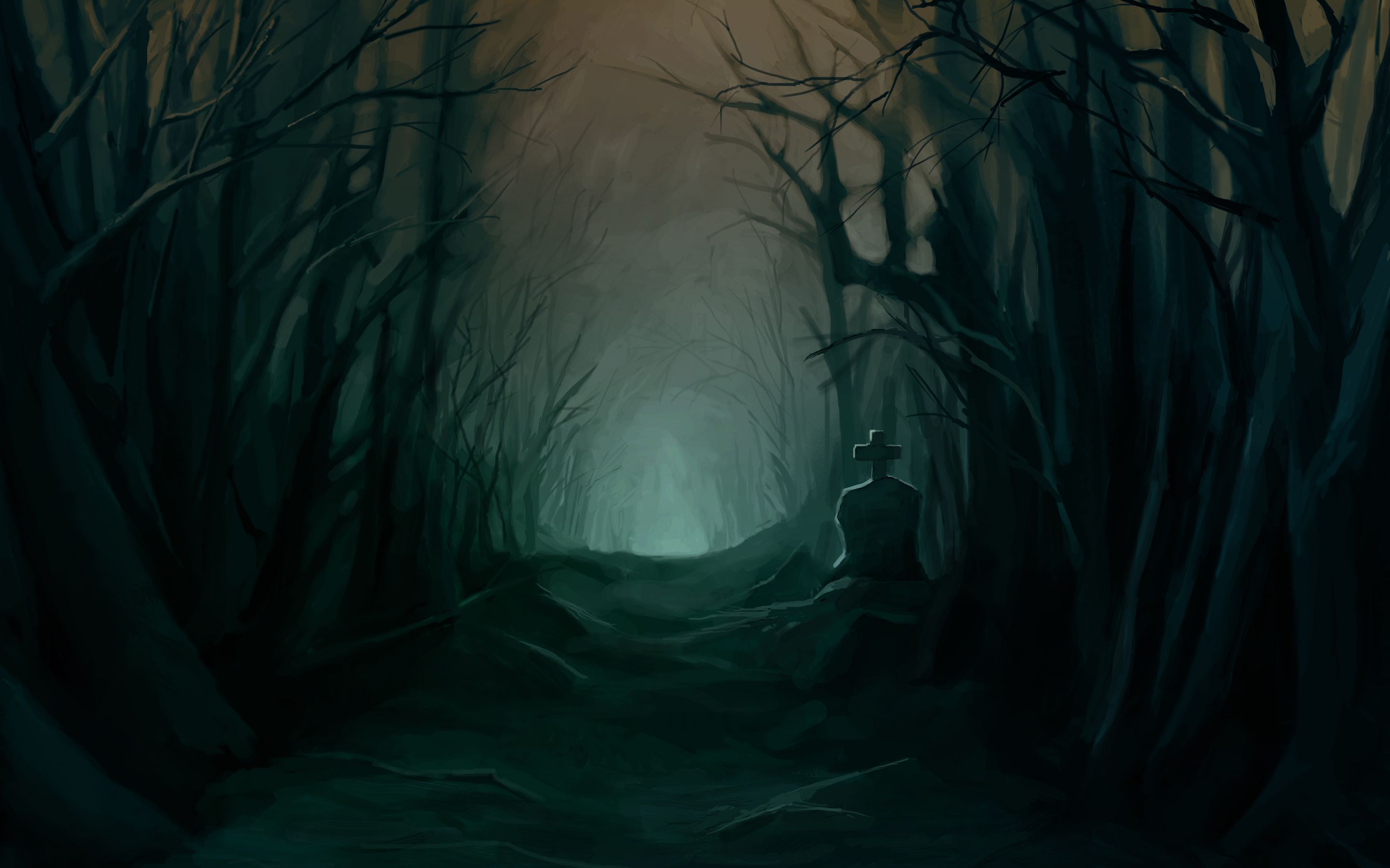 Creepy Night Artwork Wallpapers