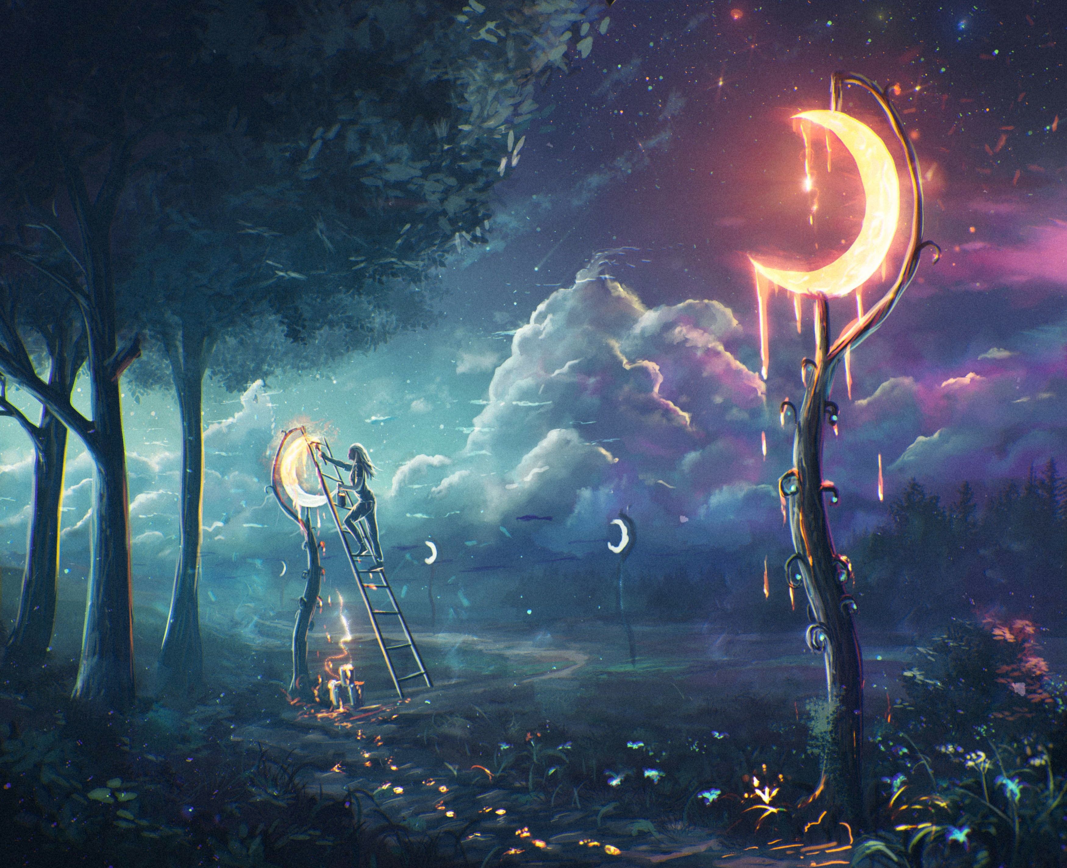 Crescent Art Wallpapers