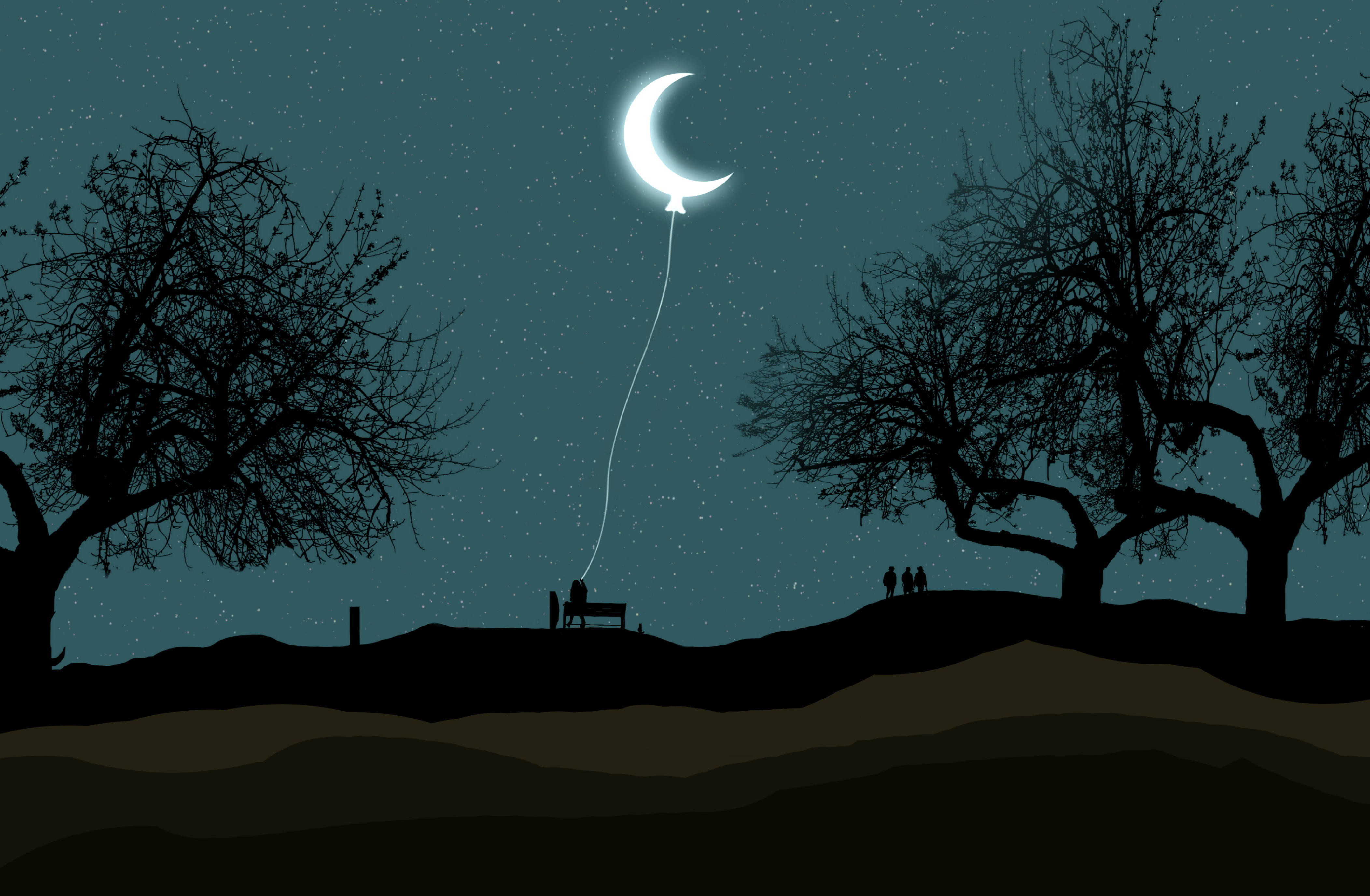 Crescent Art Wallpapers