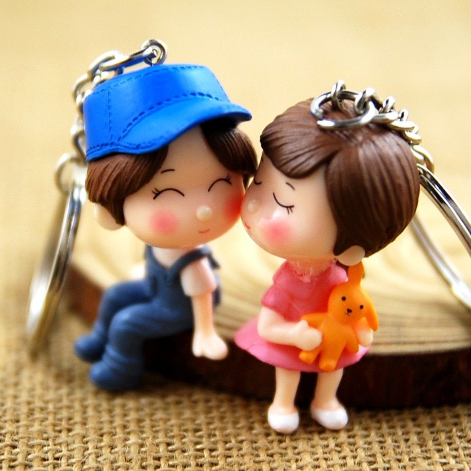 Cute Kid Couple Toy 4K Wallpapers