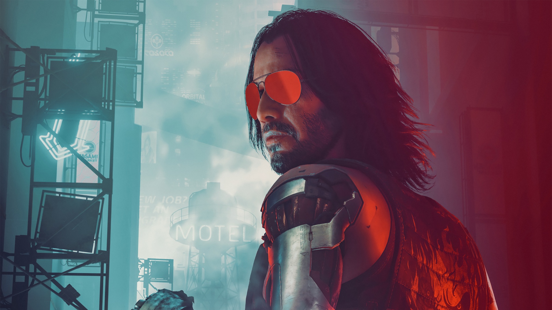 Cyberpunk 2077 X Keanu Reeves Fan Illustration Wallpapers