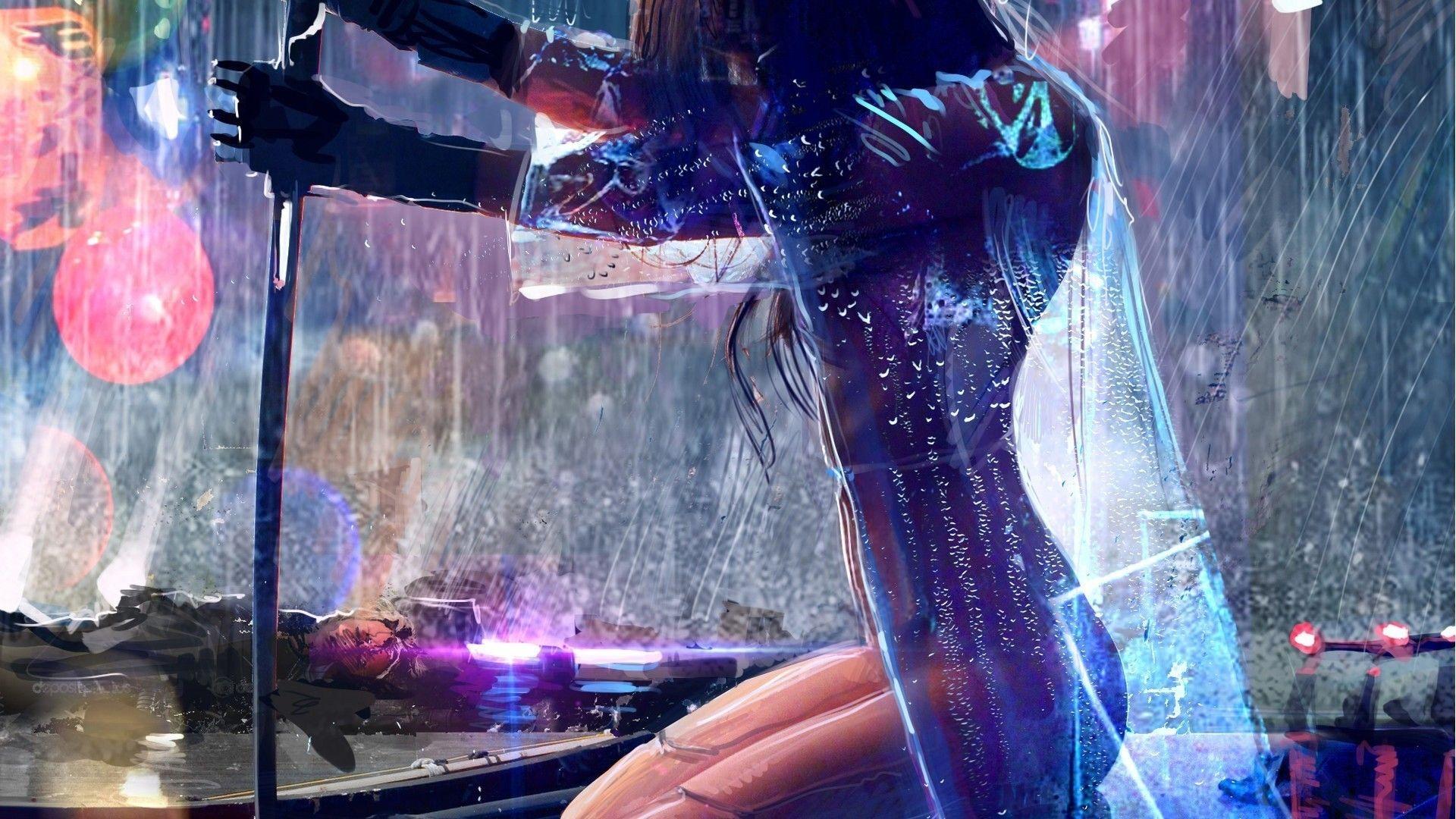Cyberpunk Futuristic Woman Wallpapers