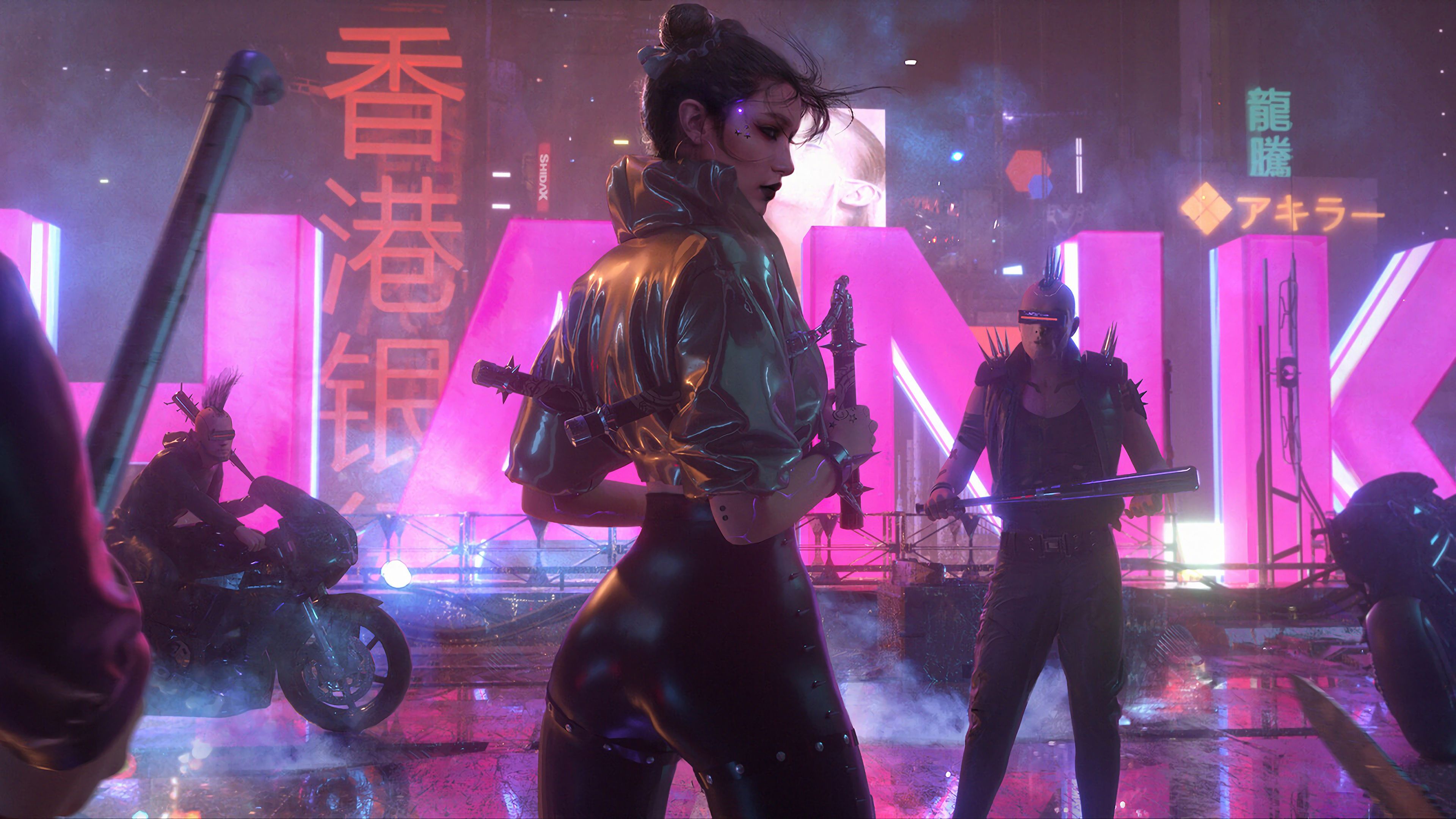 Cyberpunk Futuristic Woman Wallpapers