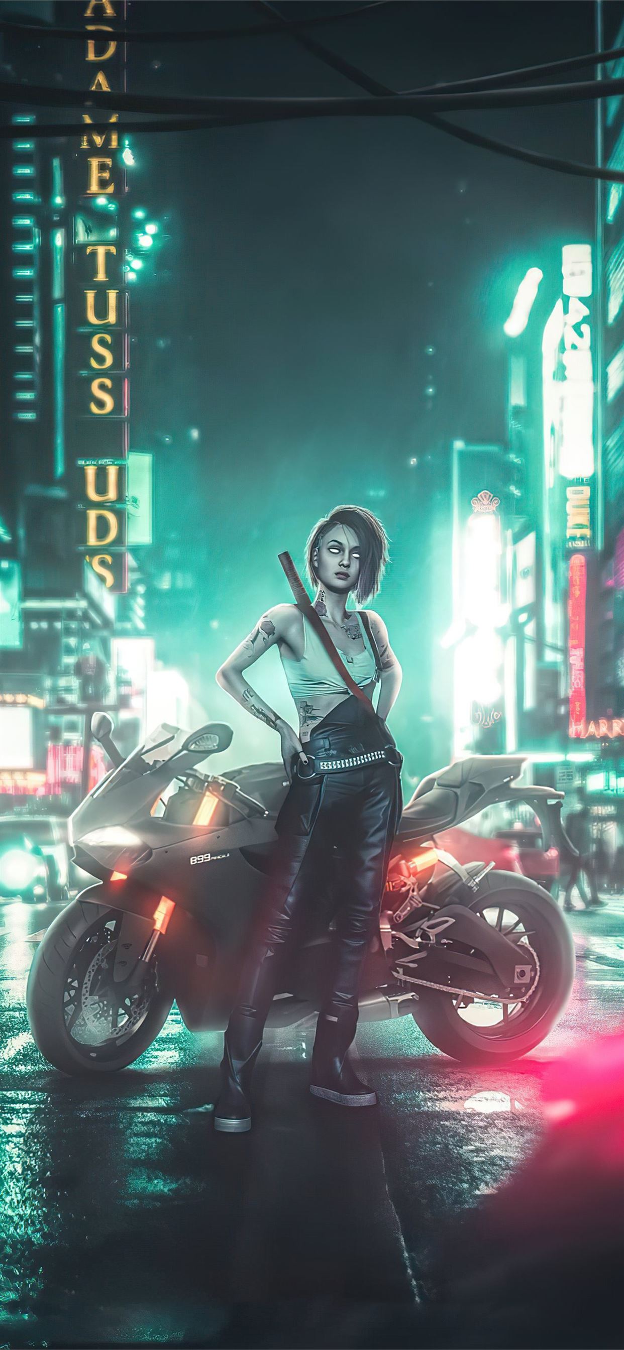 Cyberpunk Girl In City Wallpapers