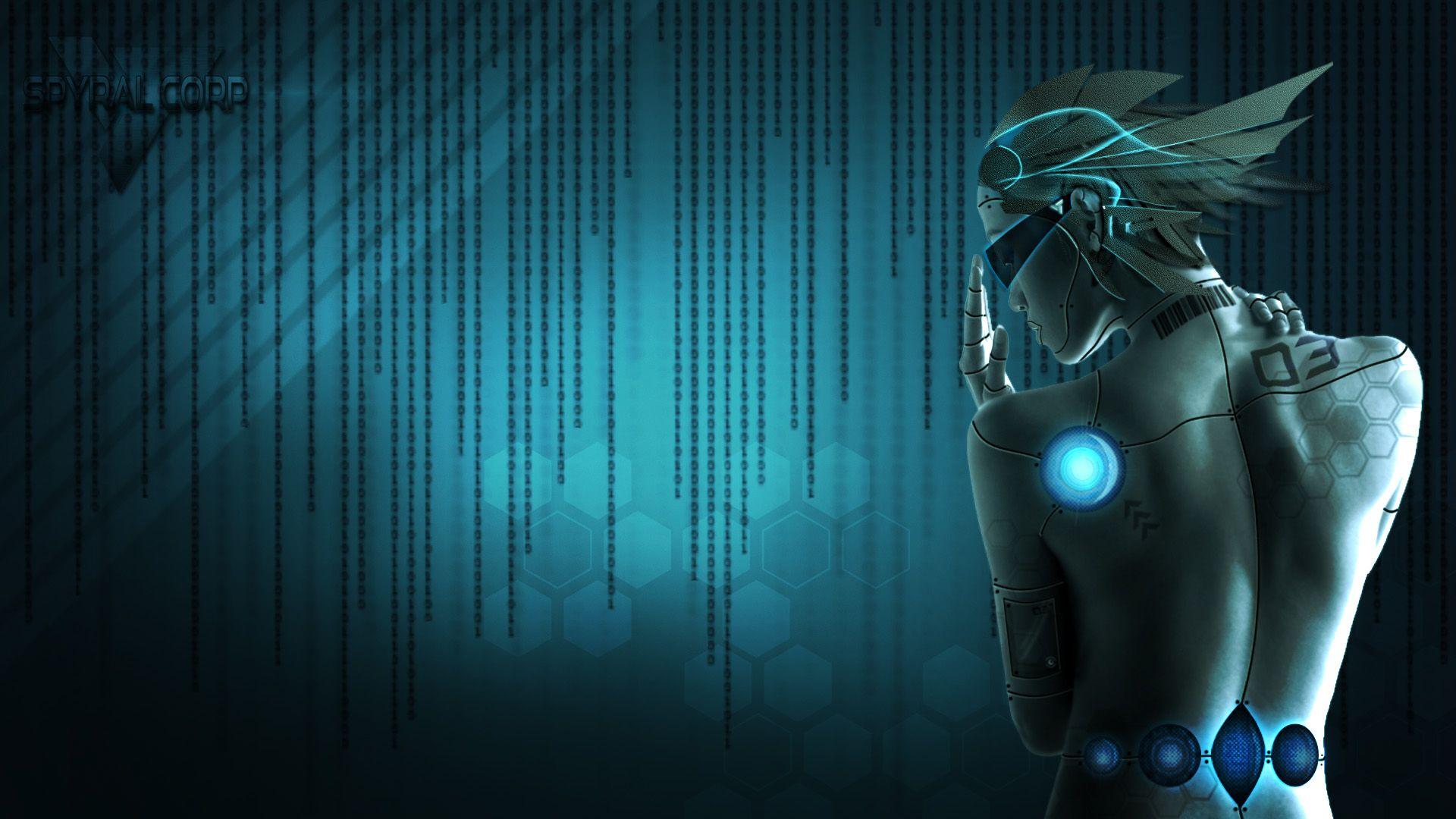 Cyborg In Hoodie Wallpapers