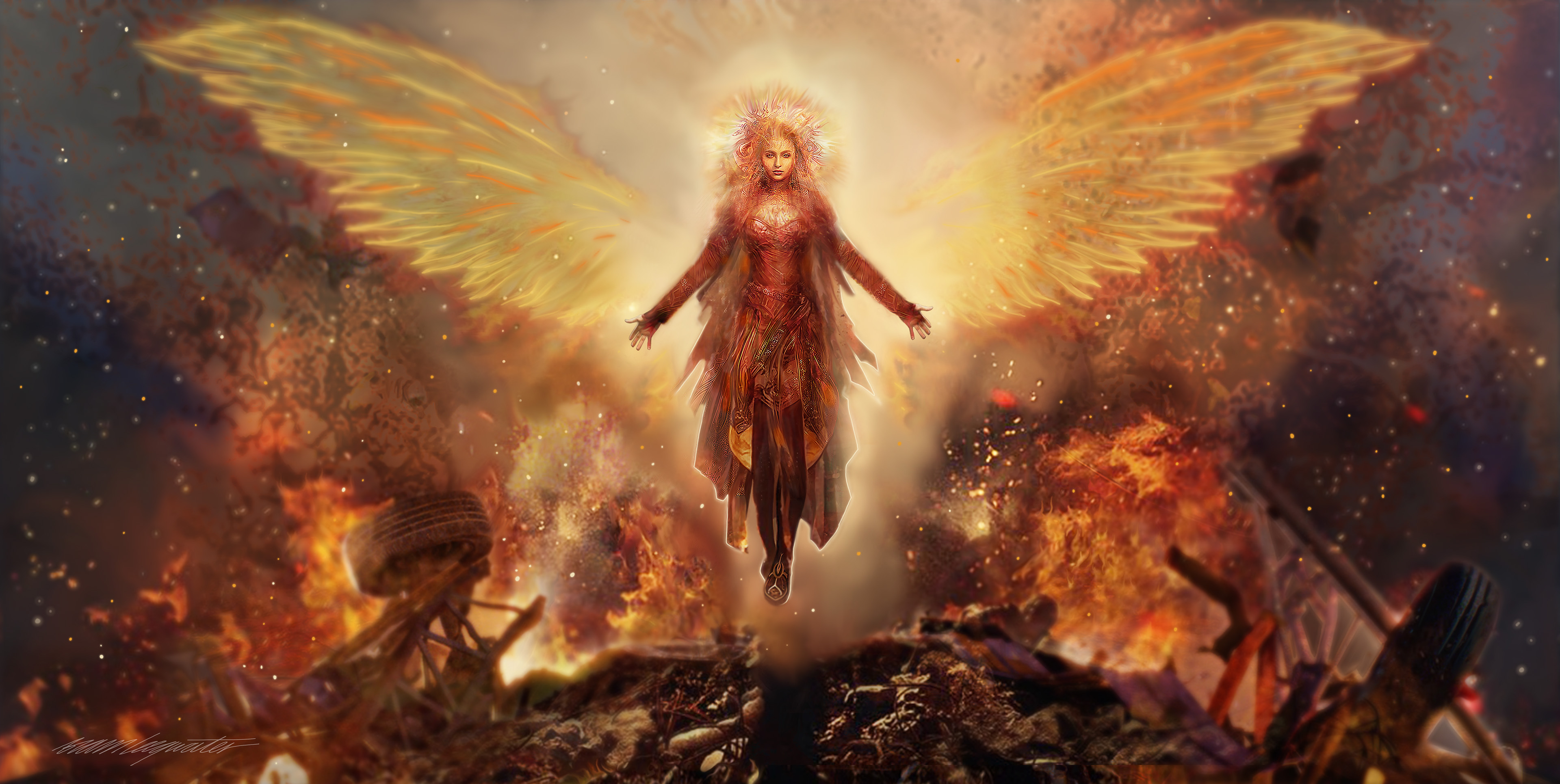 Dark Phoenix Art Wallpapers