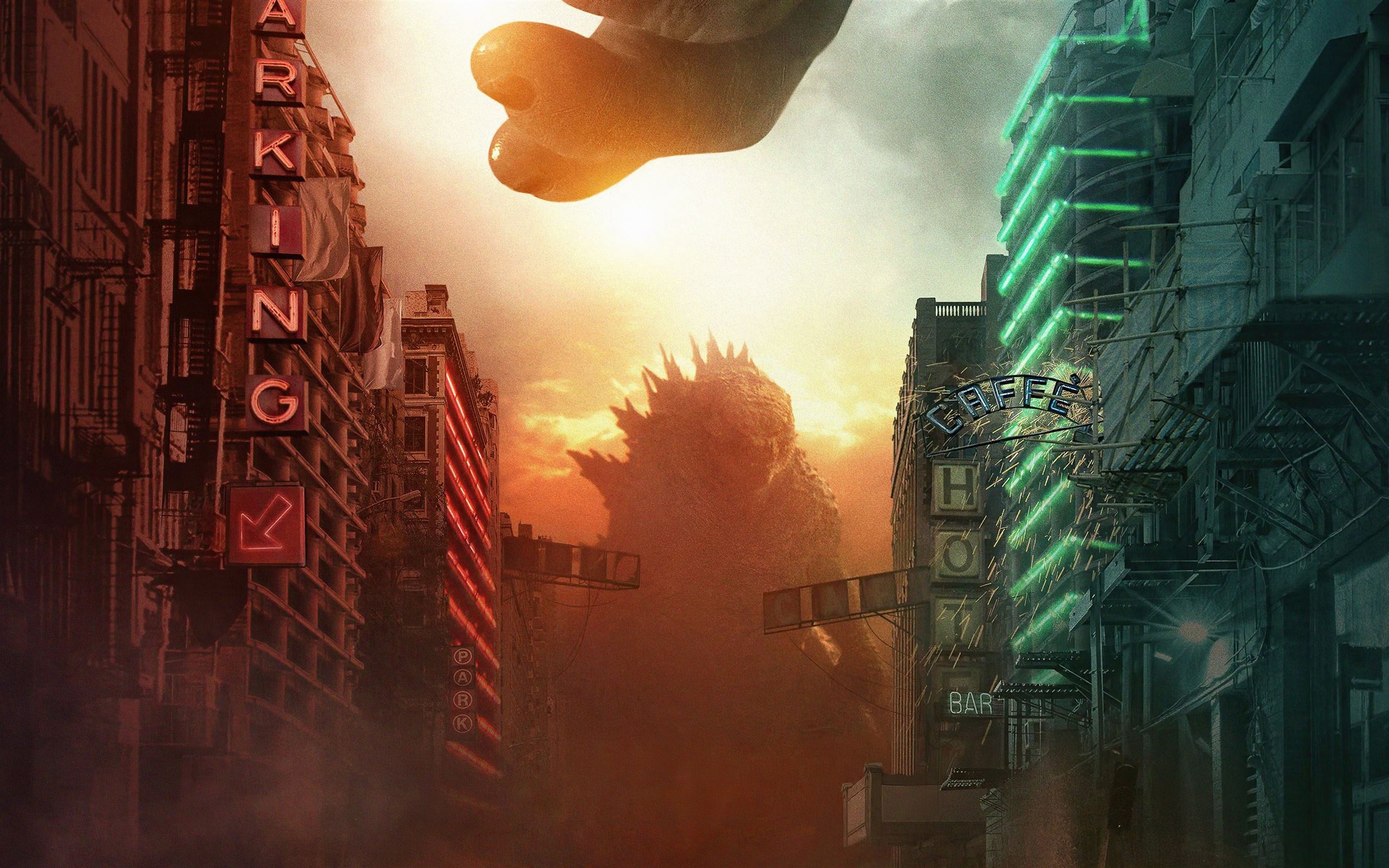 Digital Godzilla Concept Wallpapers