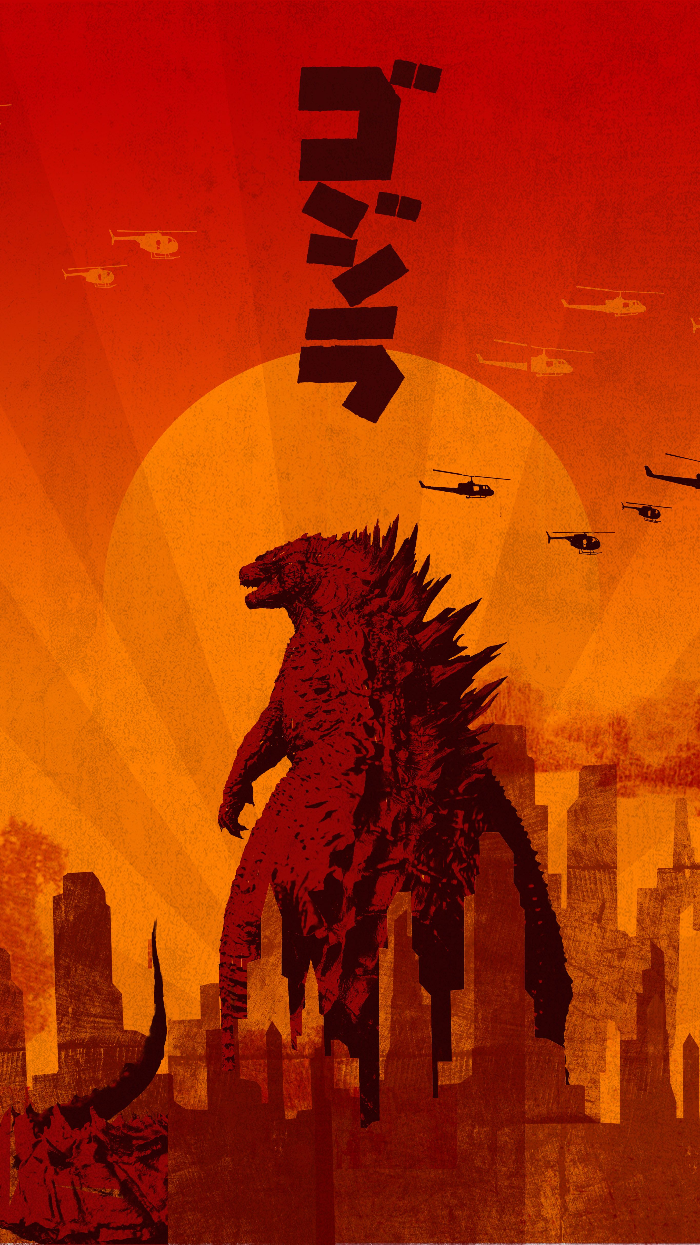 Digital Godzilla Concept Wallpapers