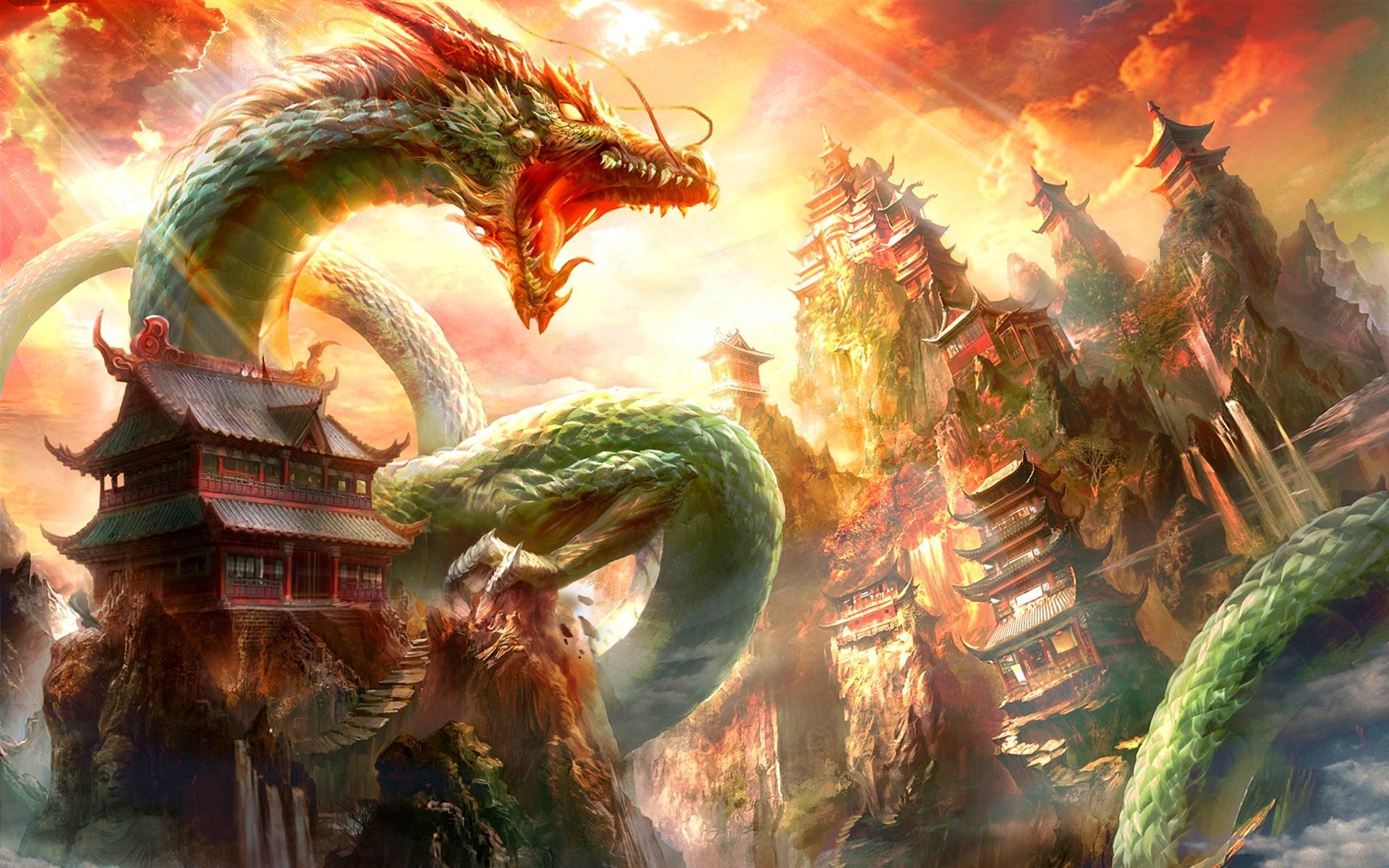 Dragon Fantasy Artwork Wallpapers