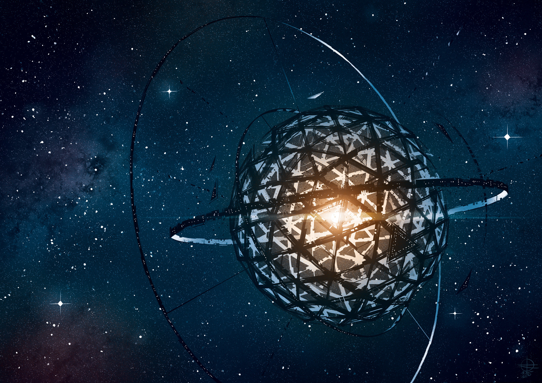 Dyson Sphere Digital Art Wallpapers