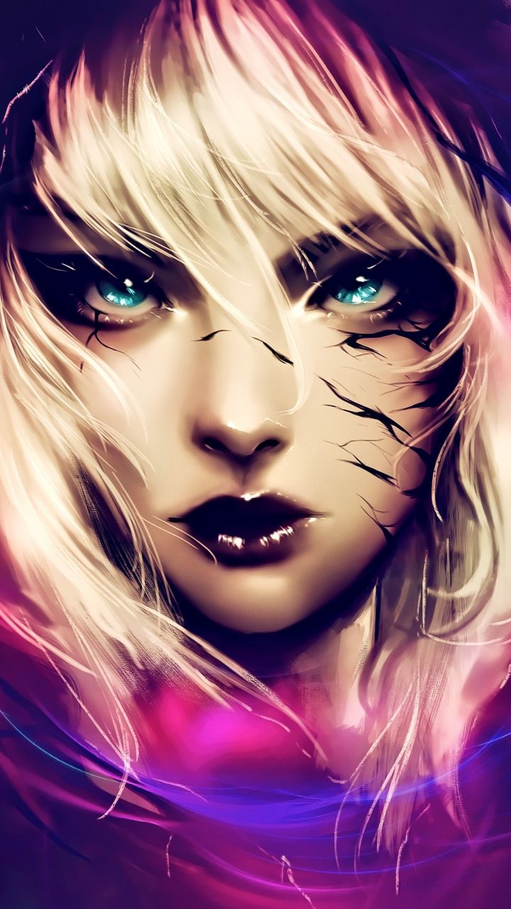 Female Face Art Wallpapers