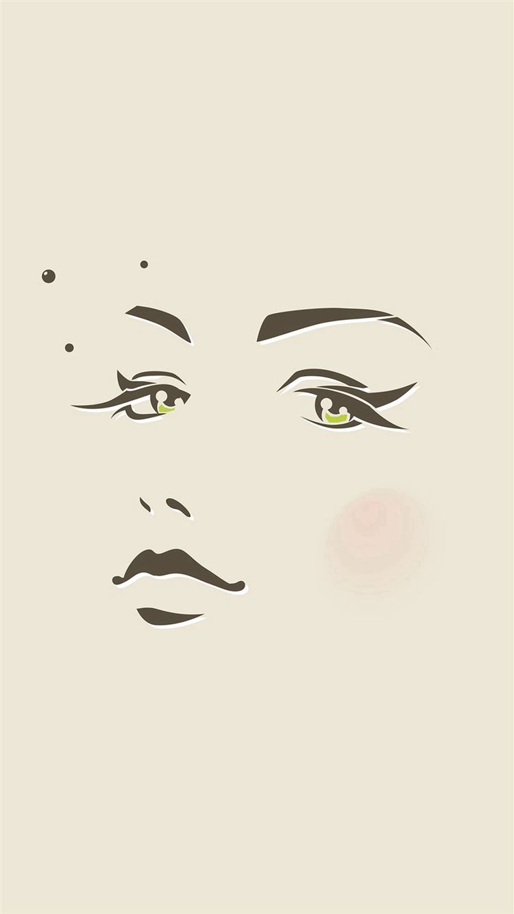 Female Face Art Wallpapers