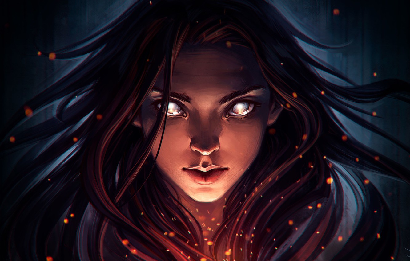 Female Face Art Wallpapers