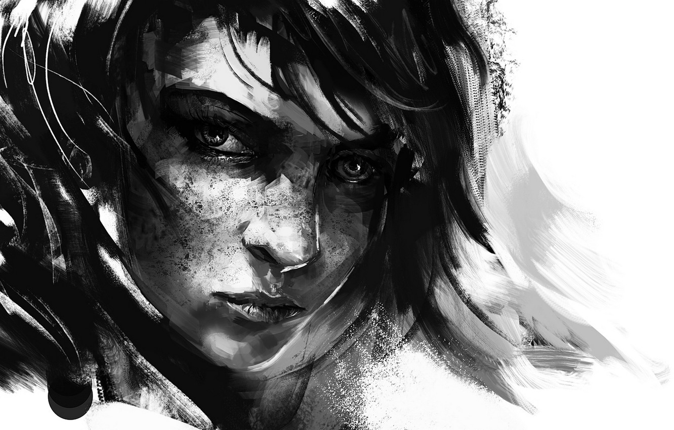 Female Face Art Wallpapers