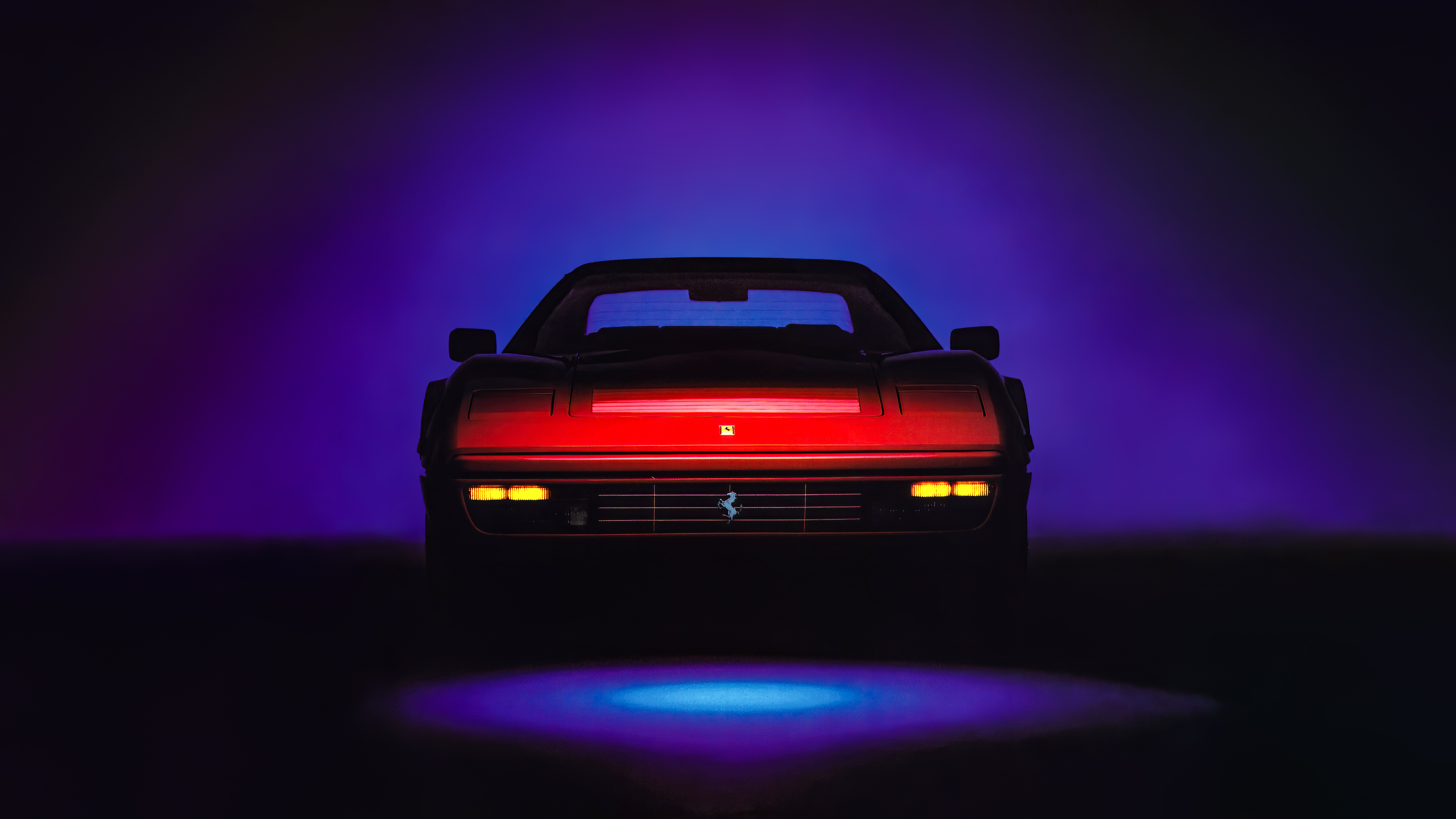 Ferrari Testarossa Sunrise Wallpapers