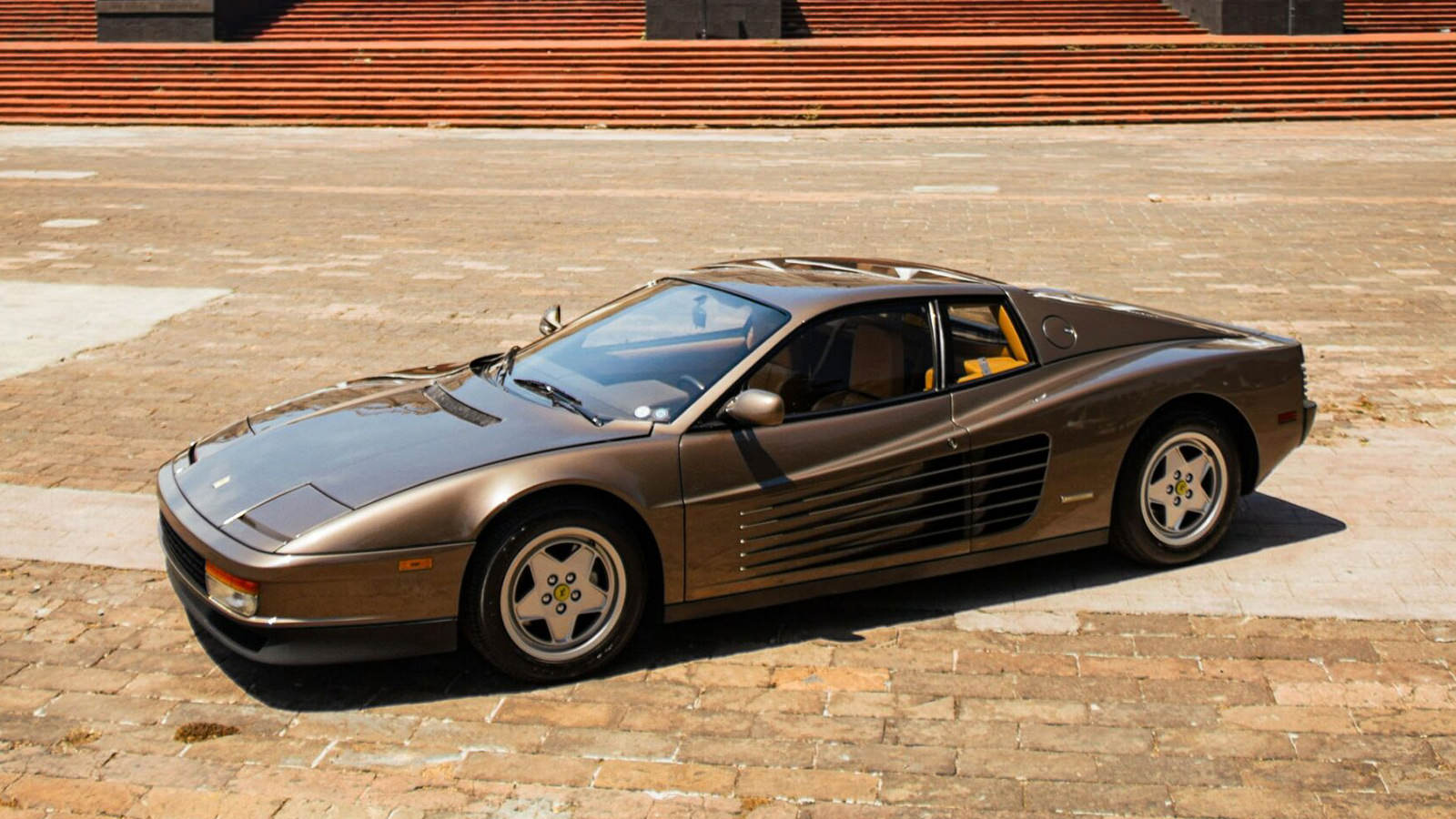 Ferrari Testarossa Sunrise Wallpapers