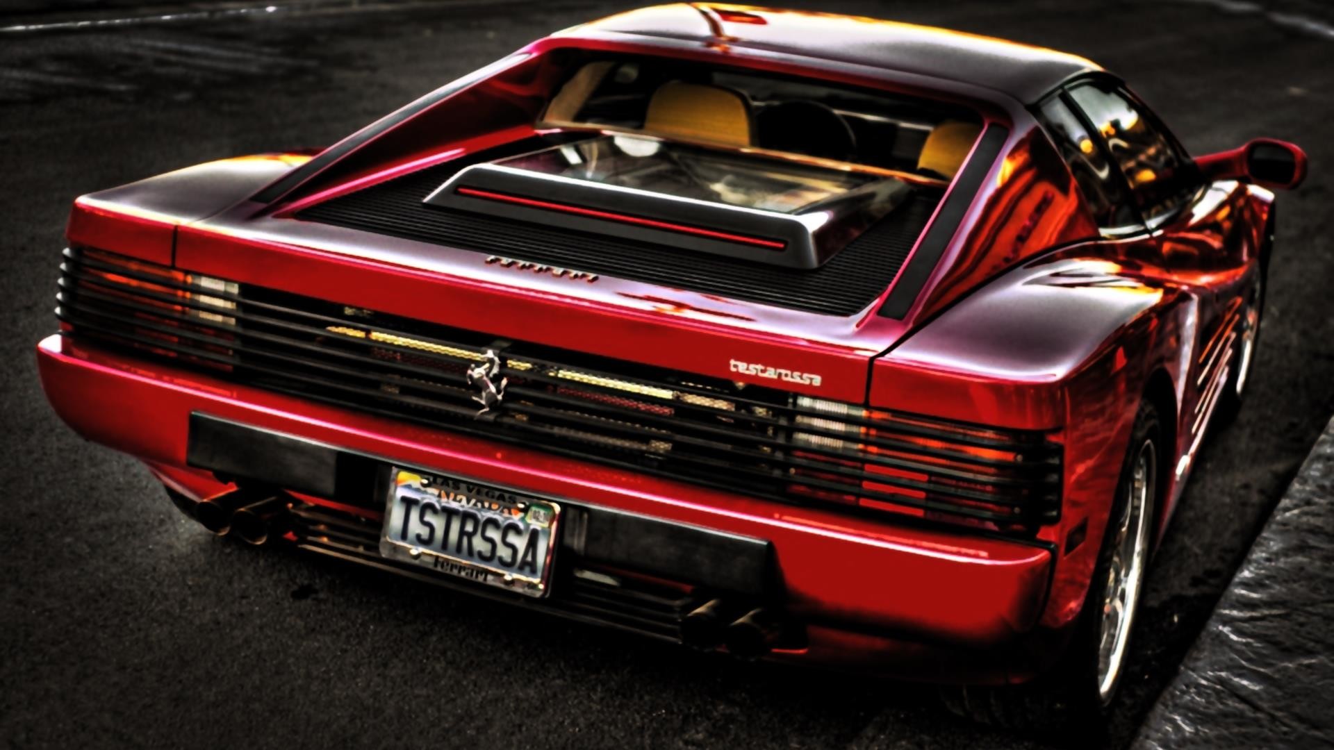 Ferrari Testarossa Sunrise Wallpapers