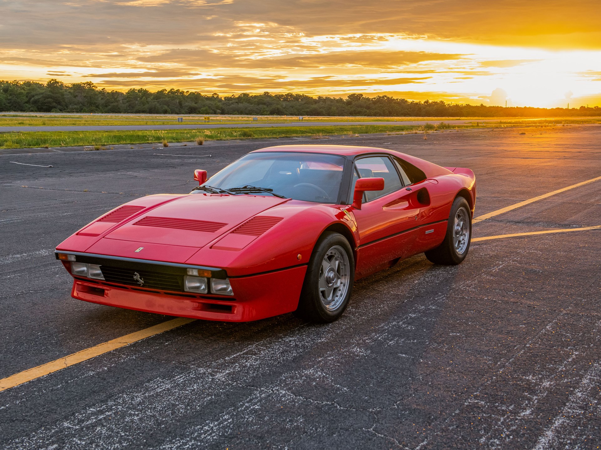 Ferrari Testarossa Sunrise Wallpapers