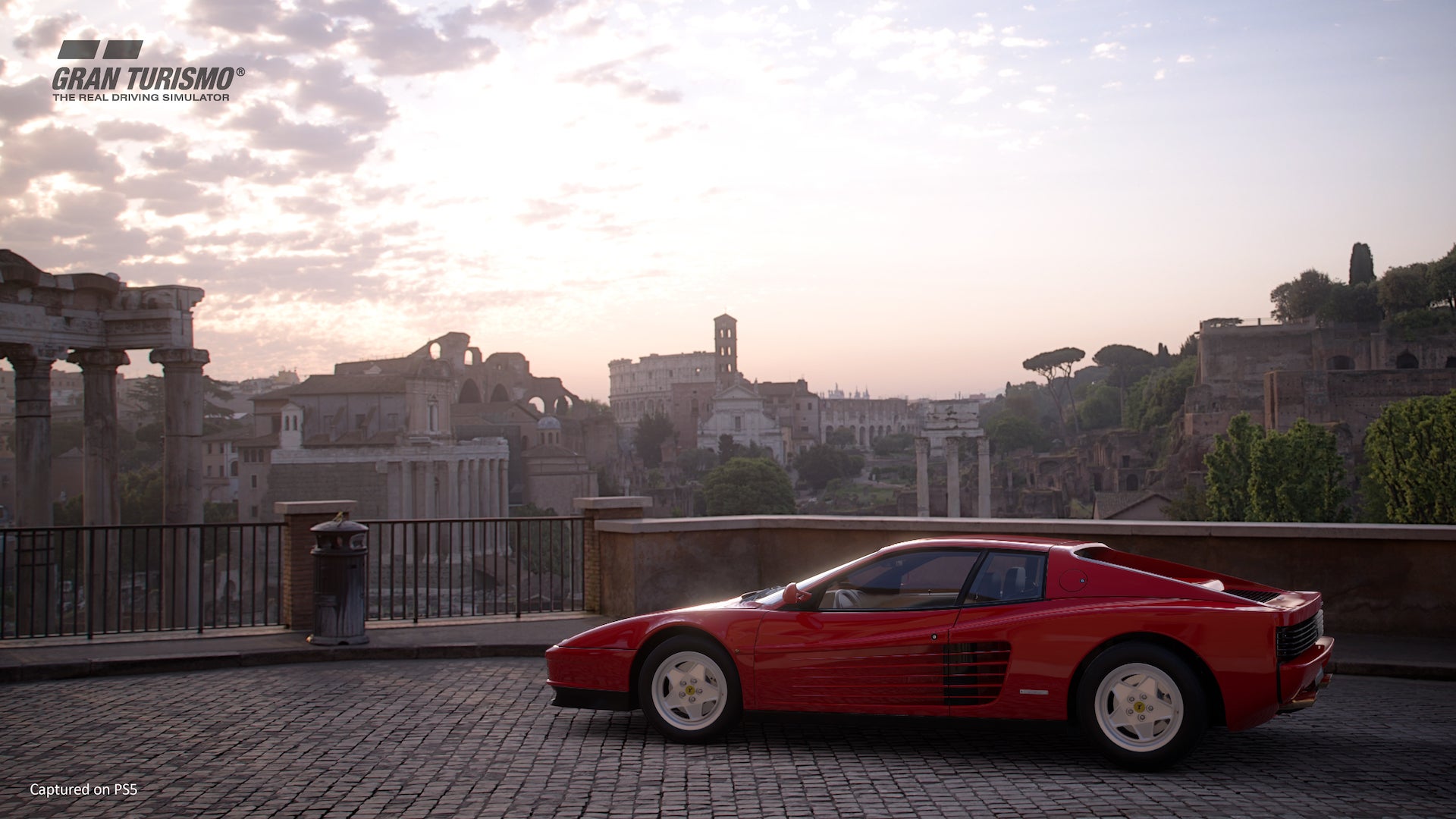 Ferrari Testarossa Sunrise Wallpapers