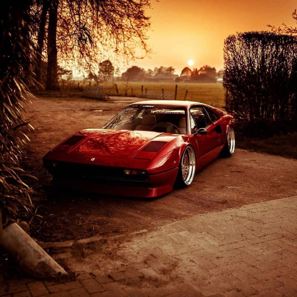 Ferrari Testarossa Sunrise Wallpapers