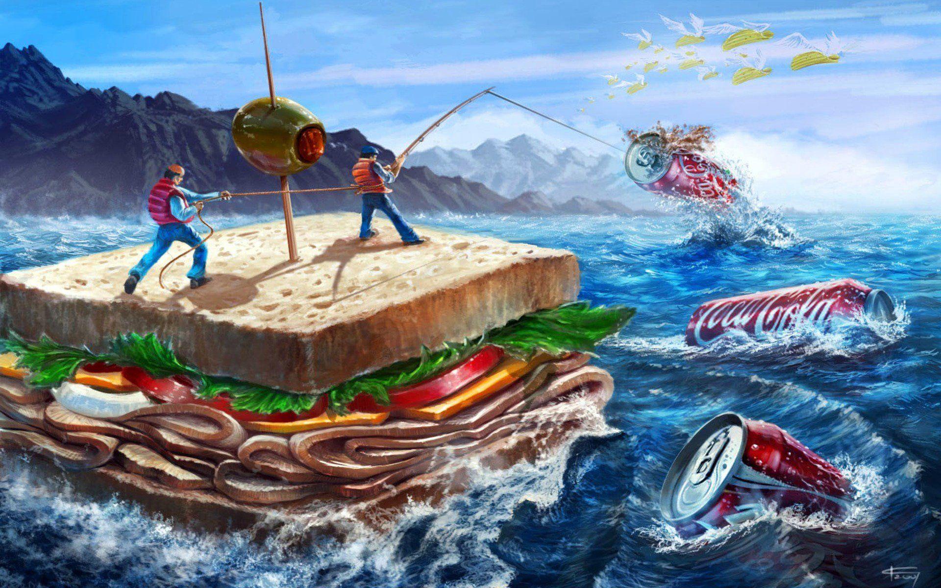 Fisherman Digital Art Wallpapers