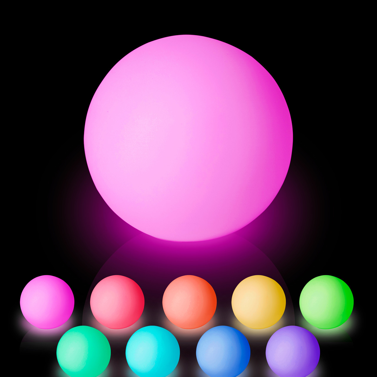 Floating Spheres Of Light Wallpapers