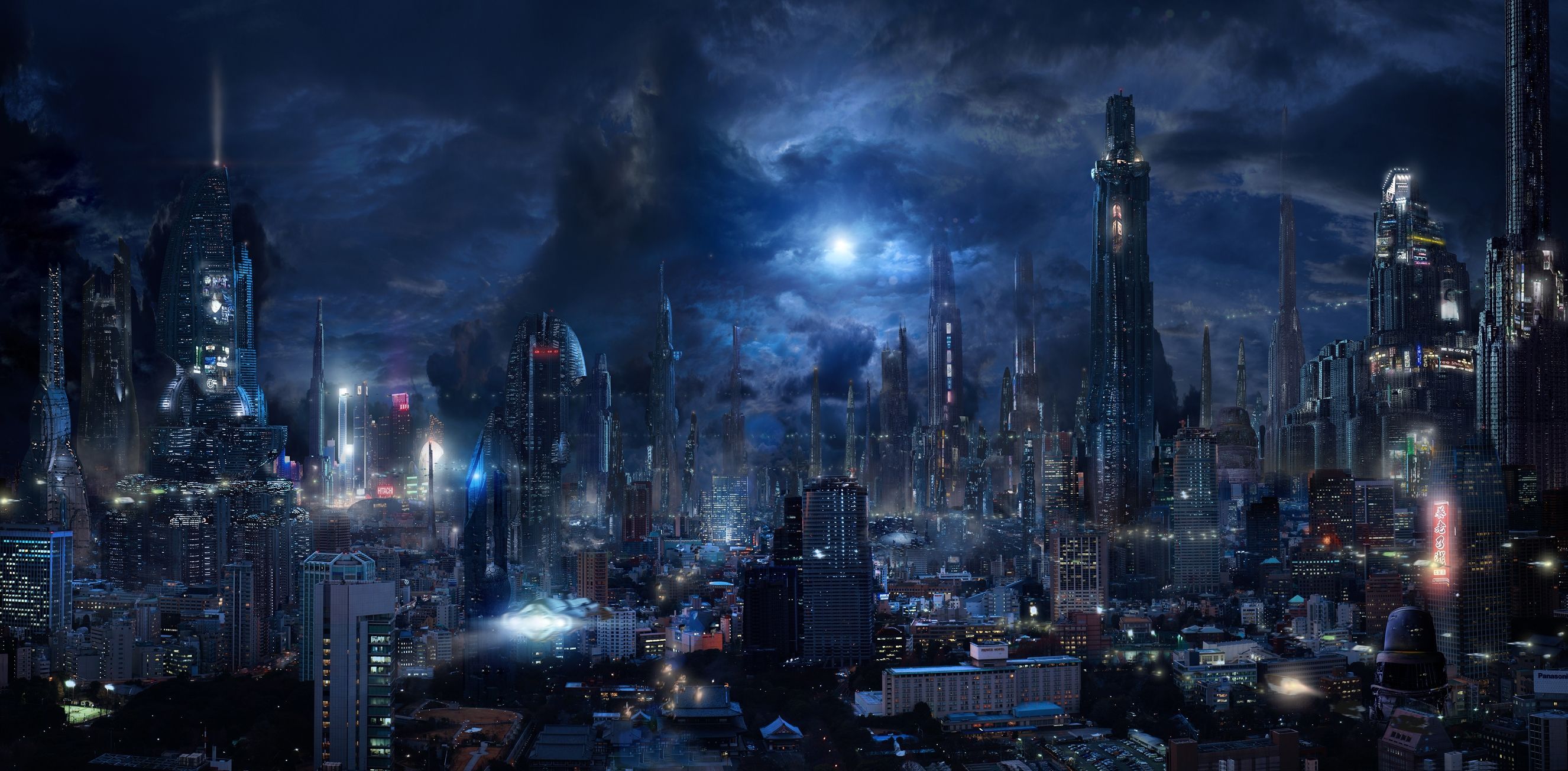 Futuristic 4K Cityscape Wallpapers