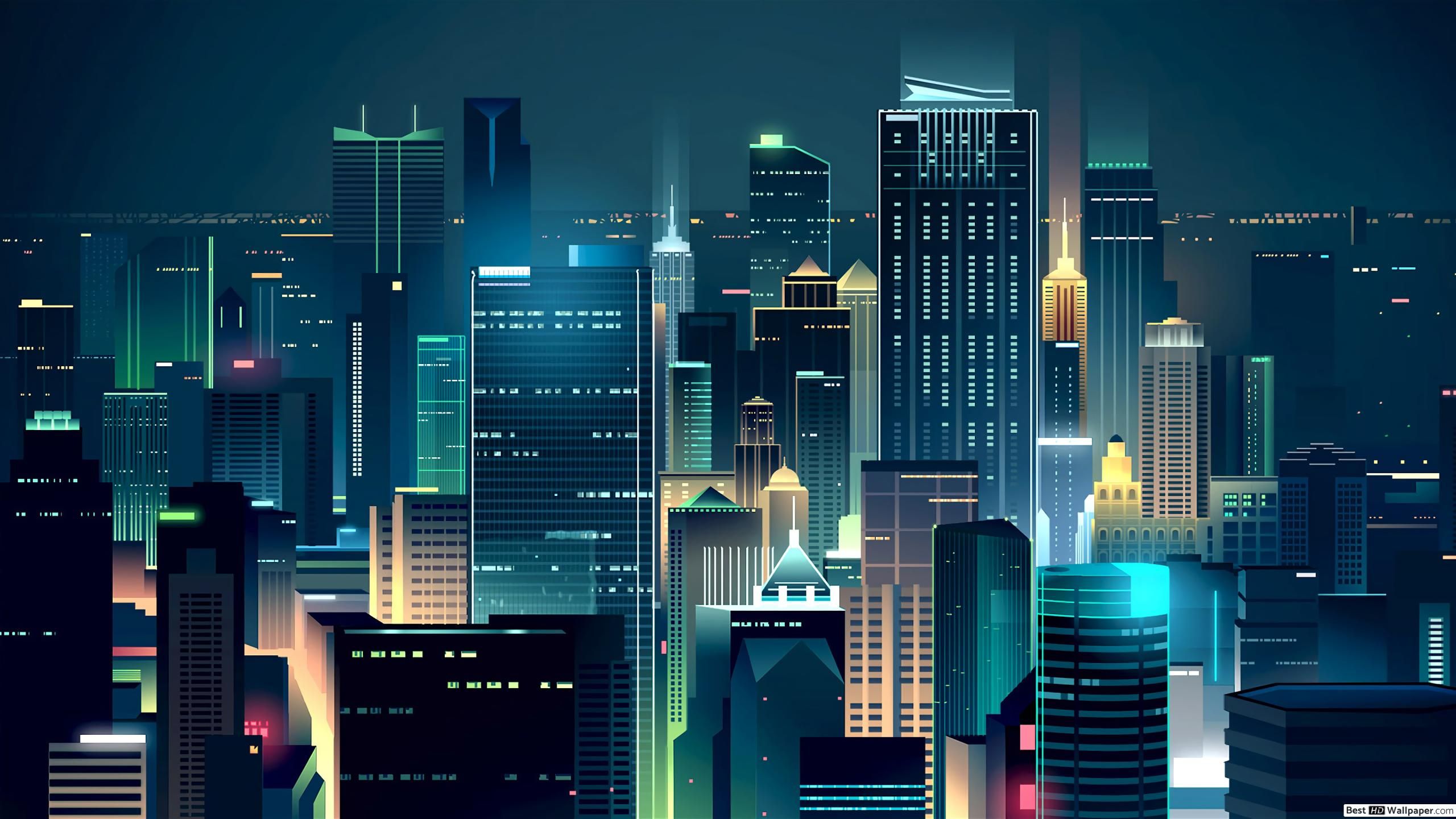 Futuristic 4K Cityscape Wallpapers