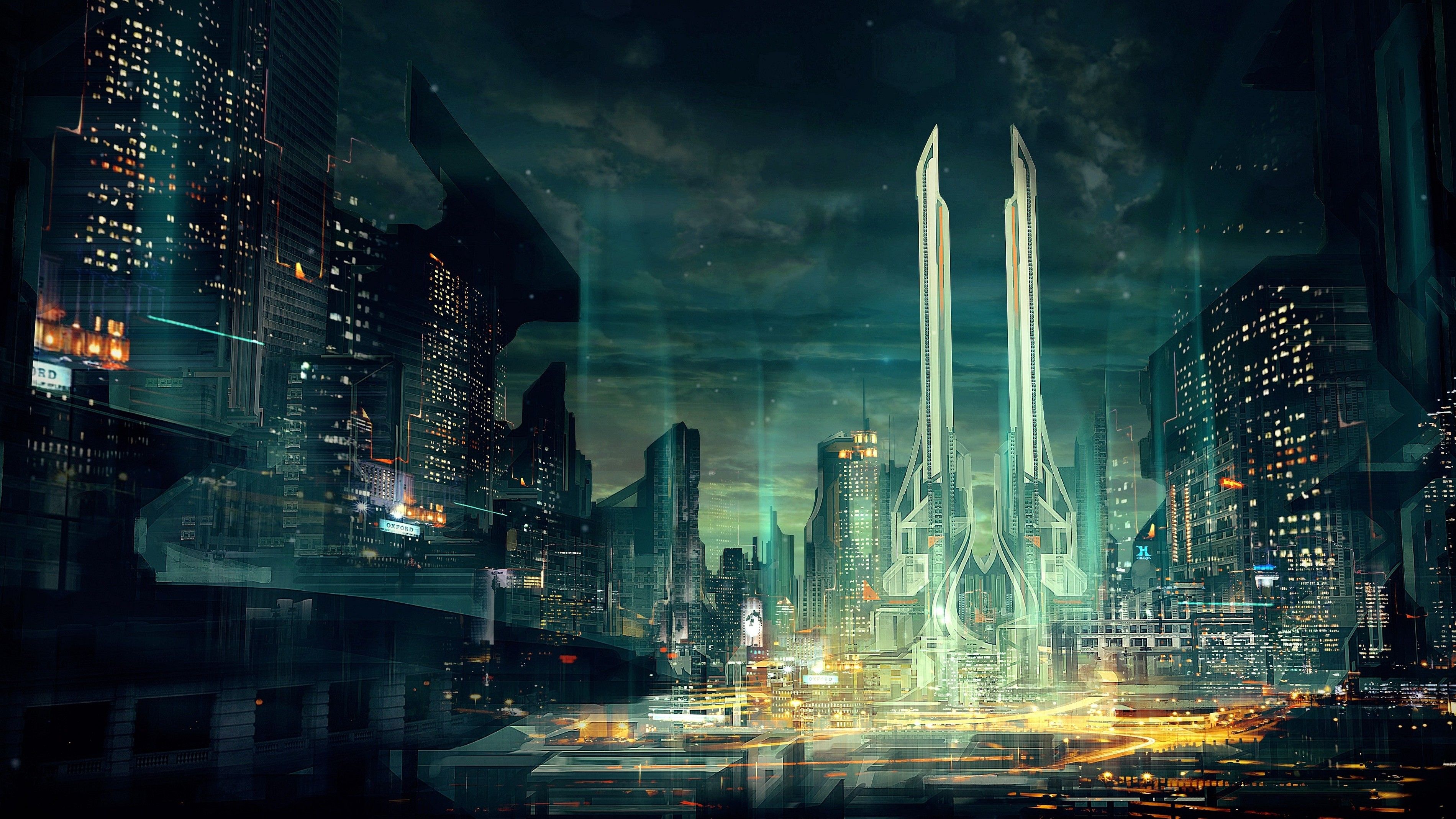 Futuristic Cityscape Wallpapers