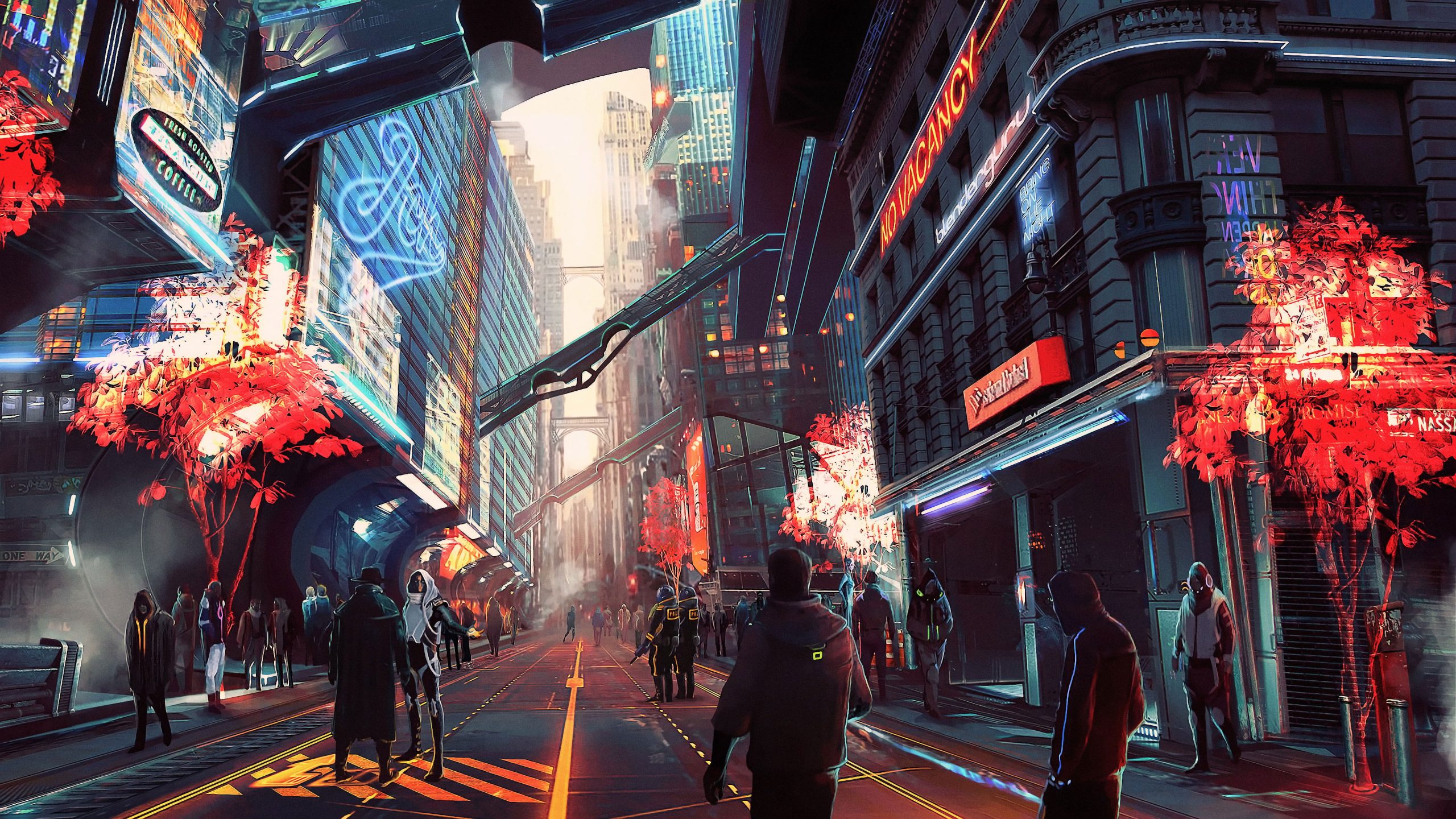 Futuristic Cityscape Wallpapers