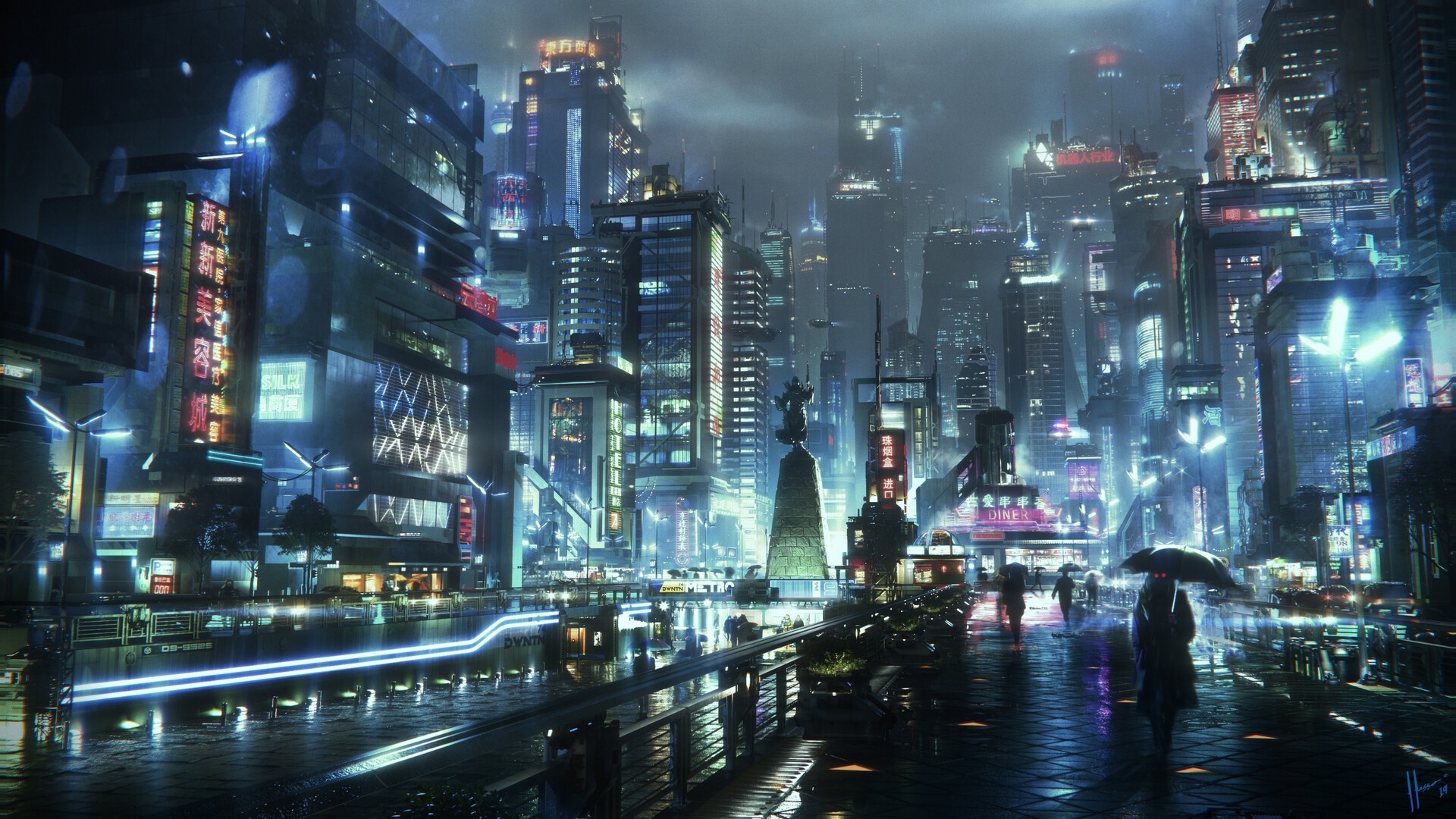 Futuristic Cityscape Wallpapers