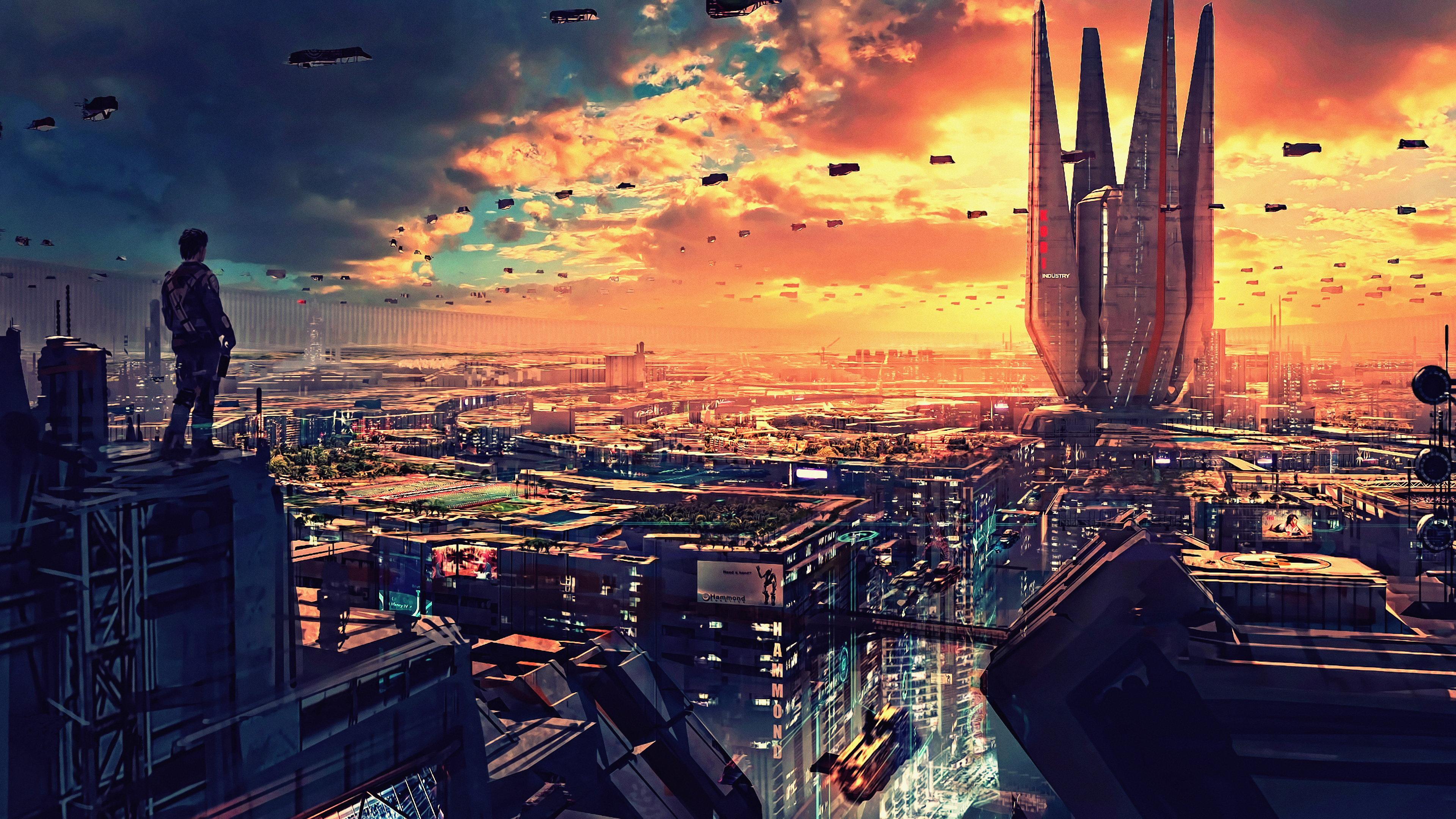 Futuristic Cityscape Wallpapers