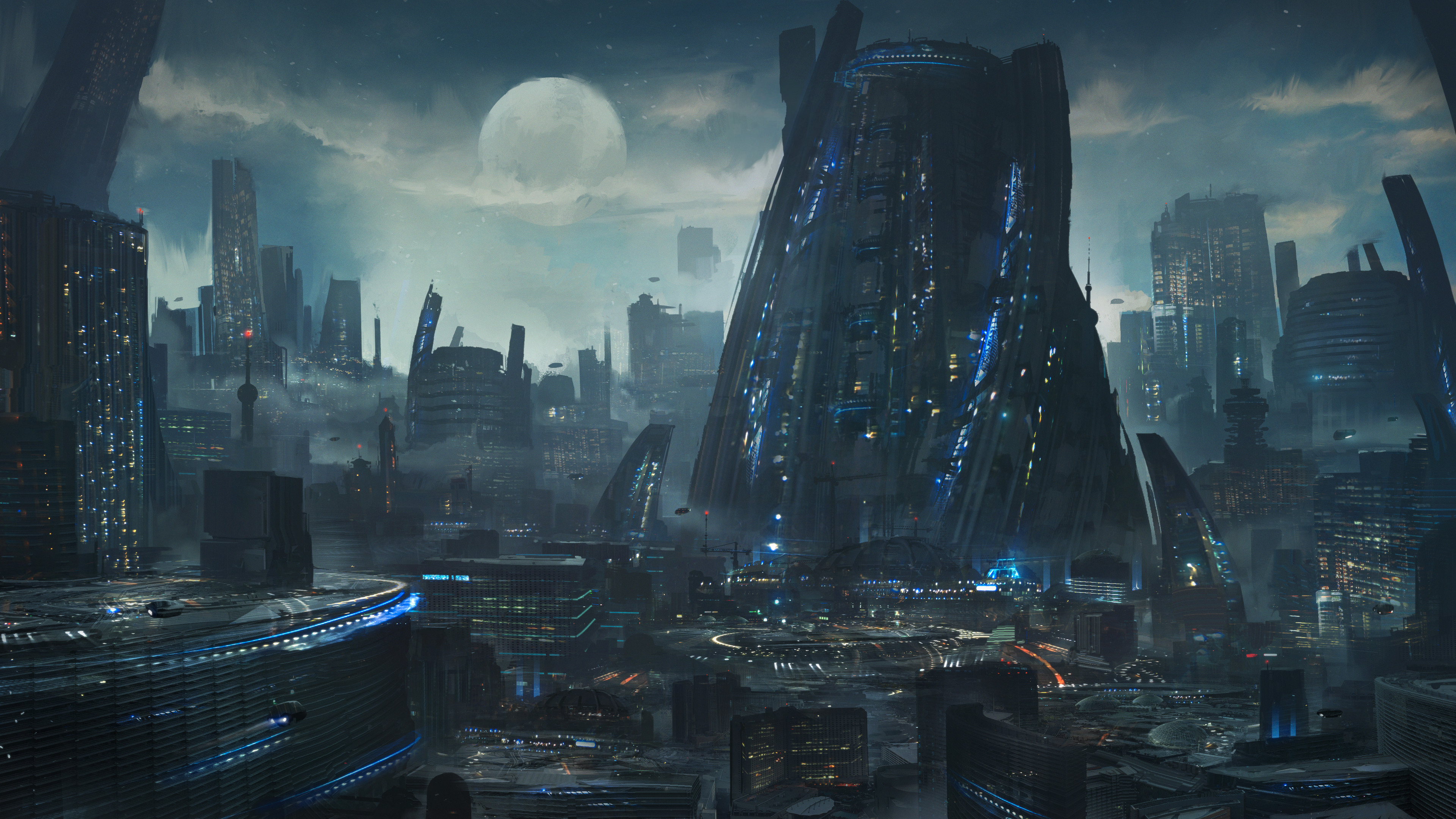 Futuristic Cityscape Wallpapers