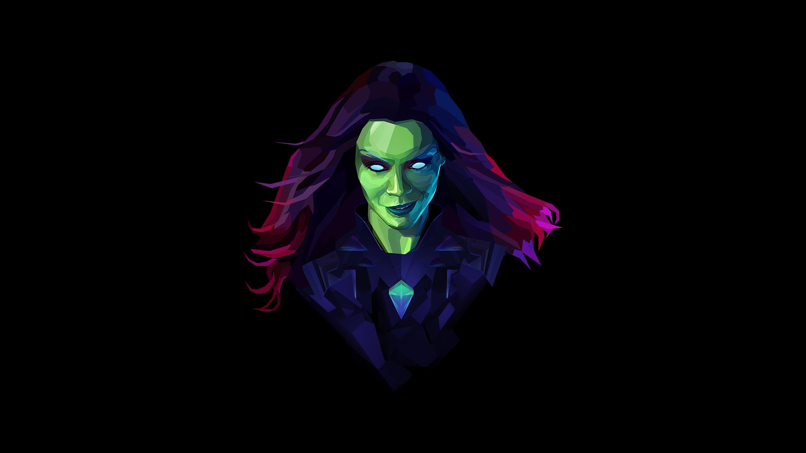 Gamora Simple Art Wallpapers