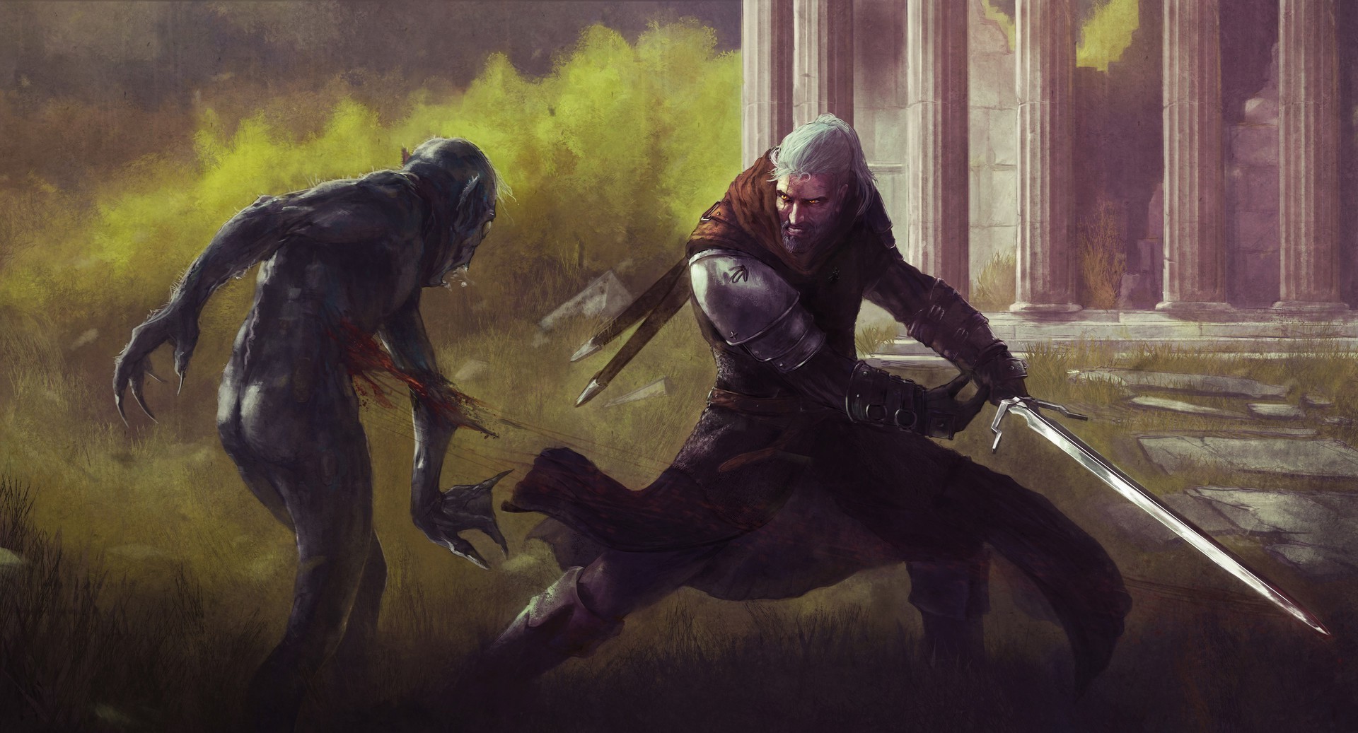 Geralt Of Rivia Artwork Wallpapers