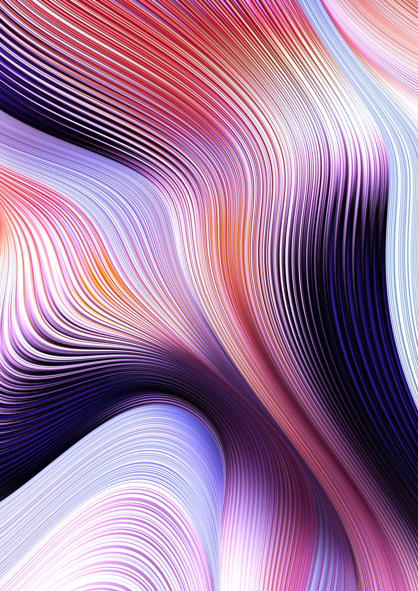 Gradient Flow Lines Wallpapers