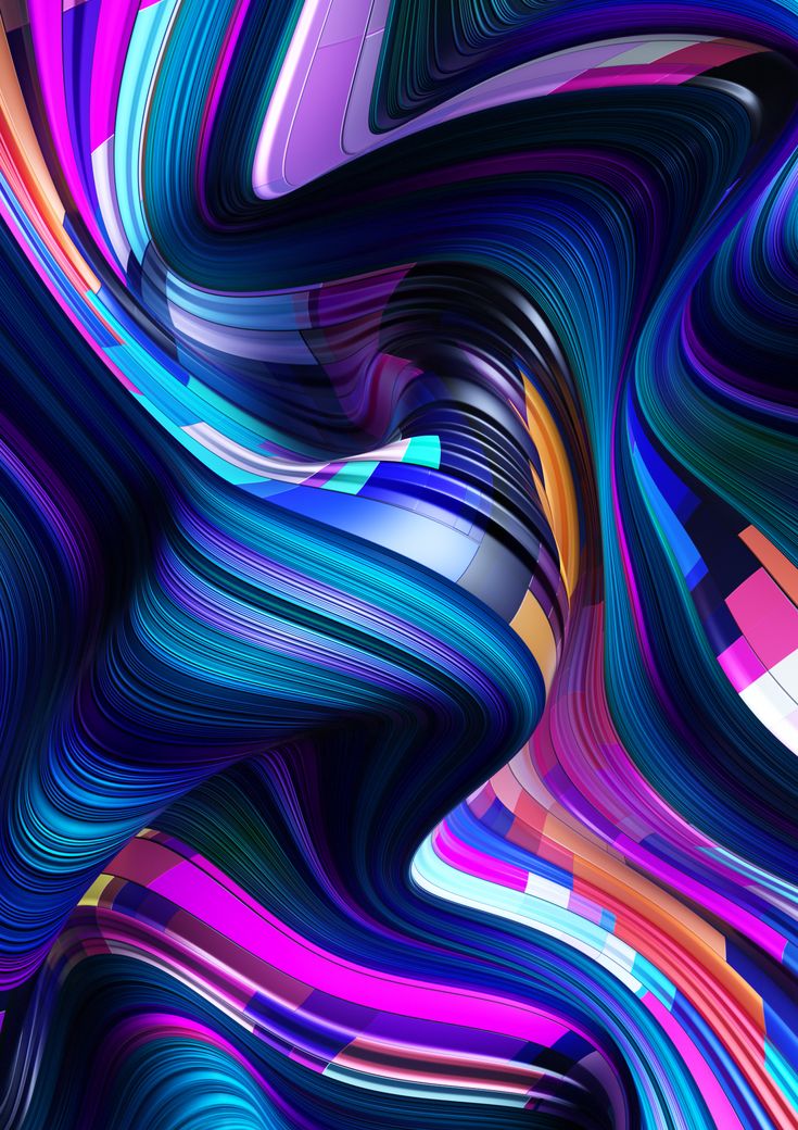 Gradient Flow Lines Wallpapers