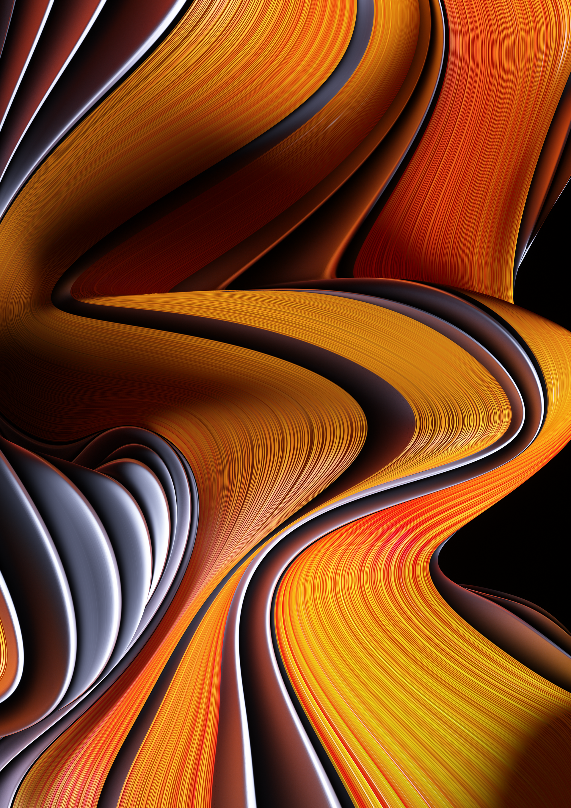 Gradient Flow Lines Wallpapers