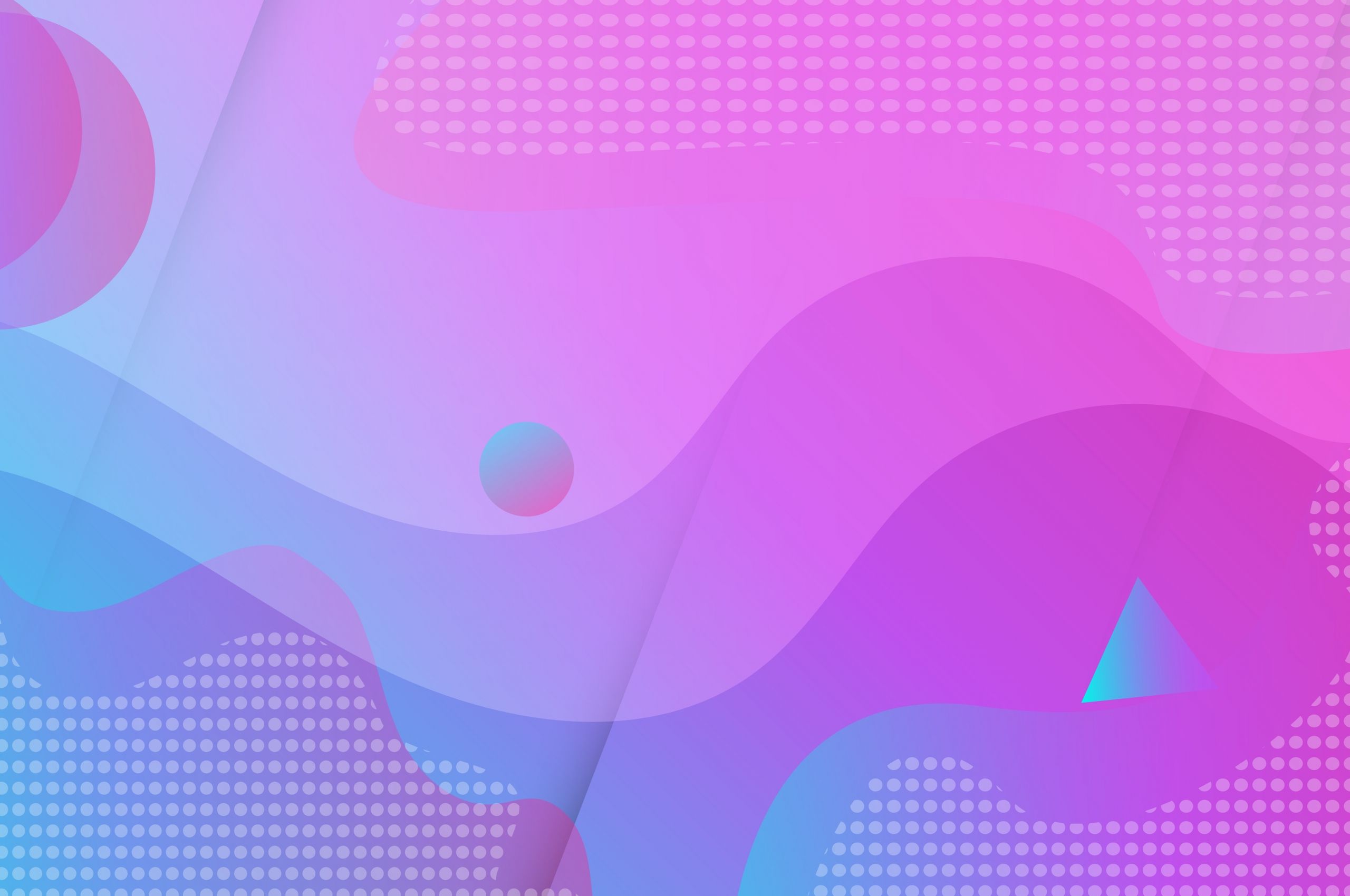 Gradient Geometric Vector Art Wallpapers