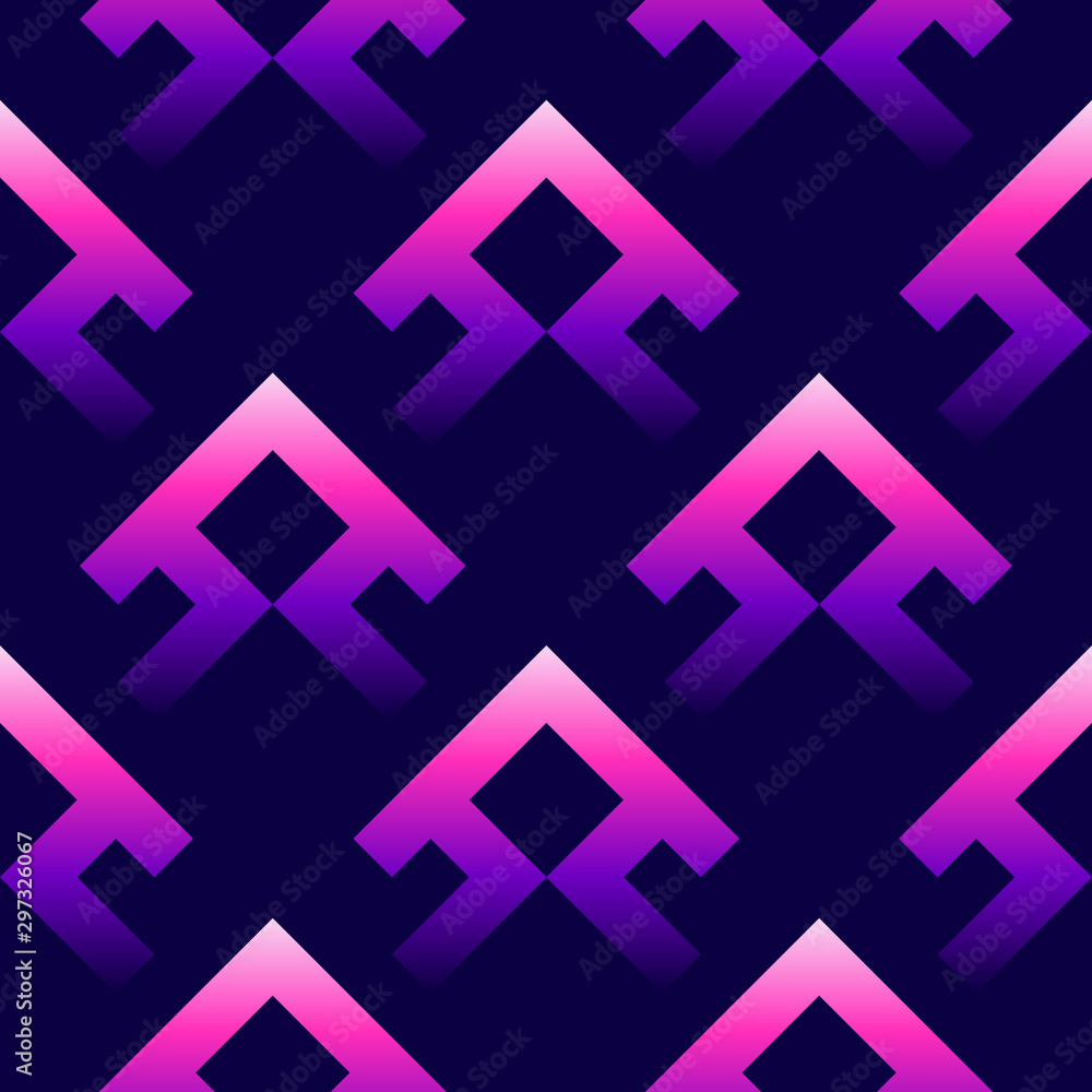 Gradient Geometric Vector Art Wallpapers