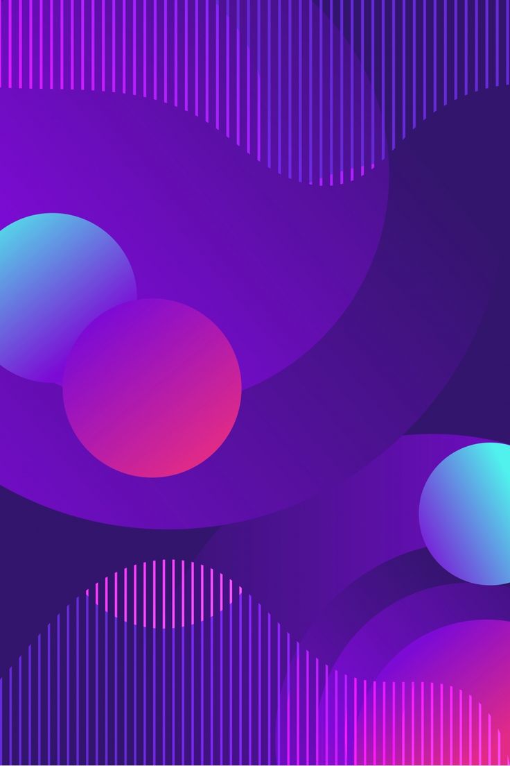 Gradient Geometric Vector Art Wallpapers